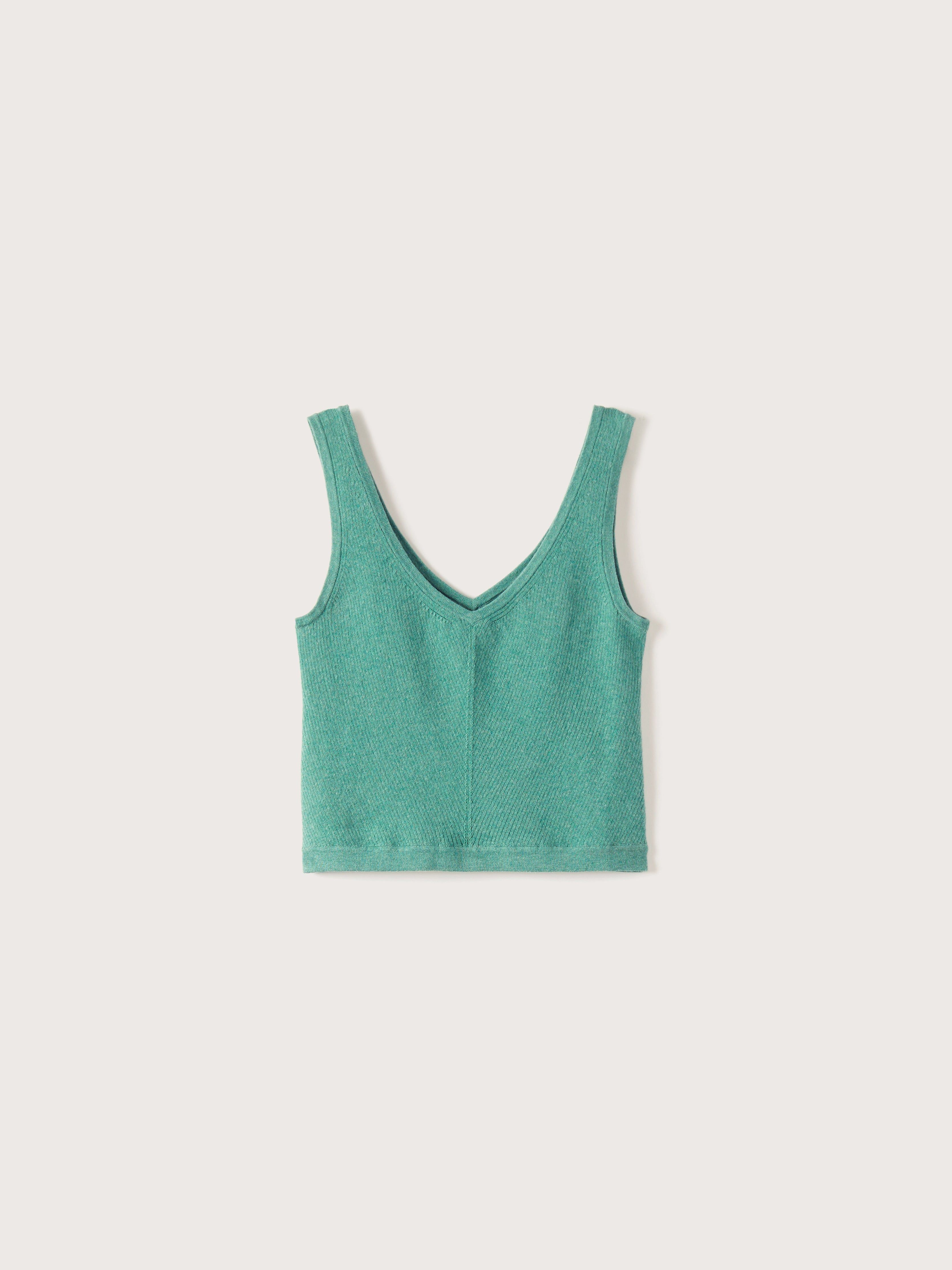 The Knitted Tank Top in Green sold by Frank & Oak product image thumbnail 6