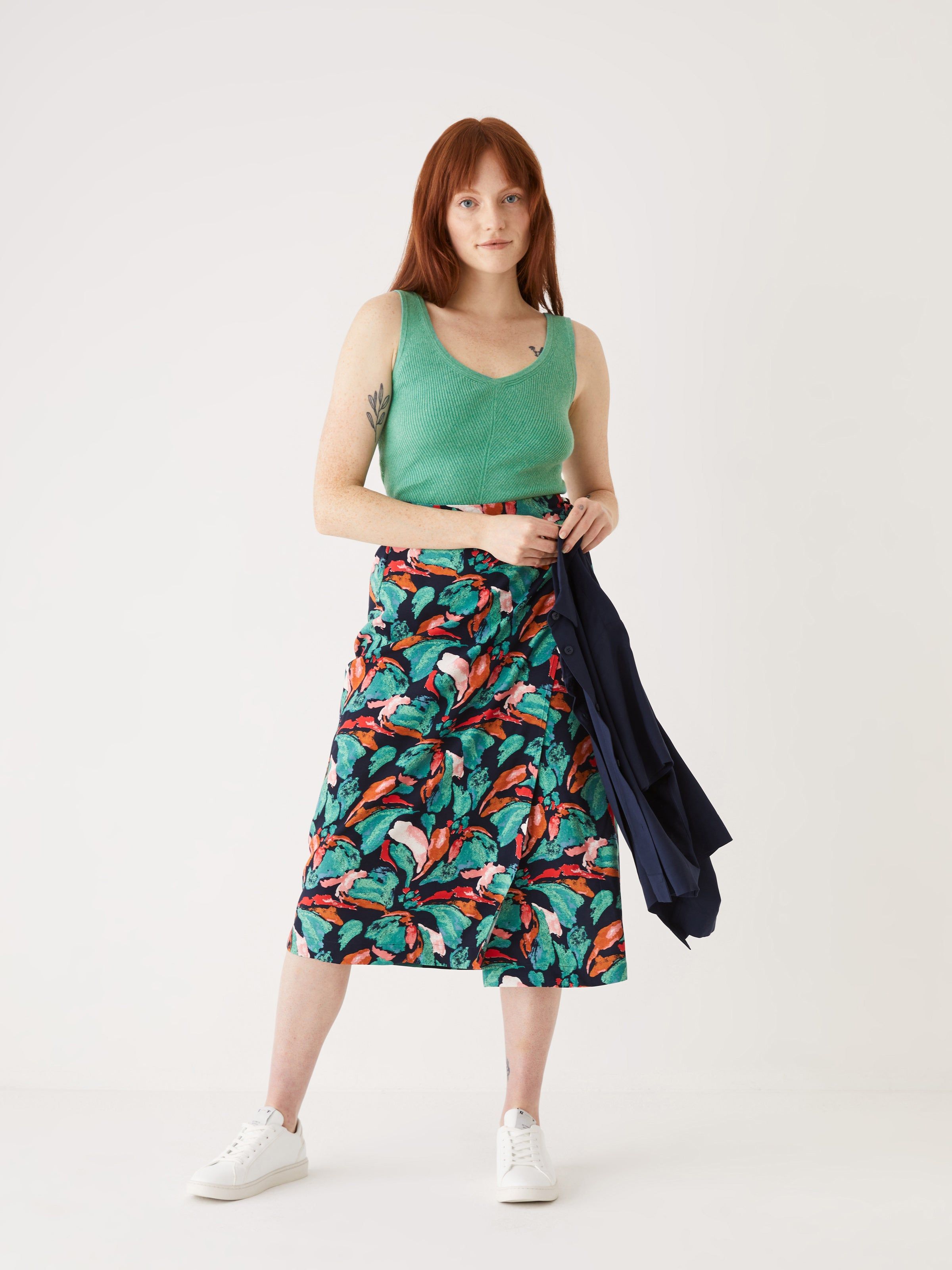 The Knitted Tank Top in Green sold by Frank & Oak product image thumbnail 4