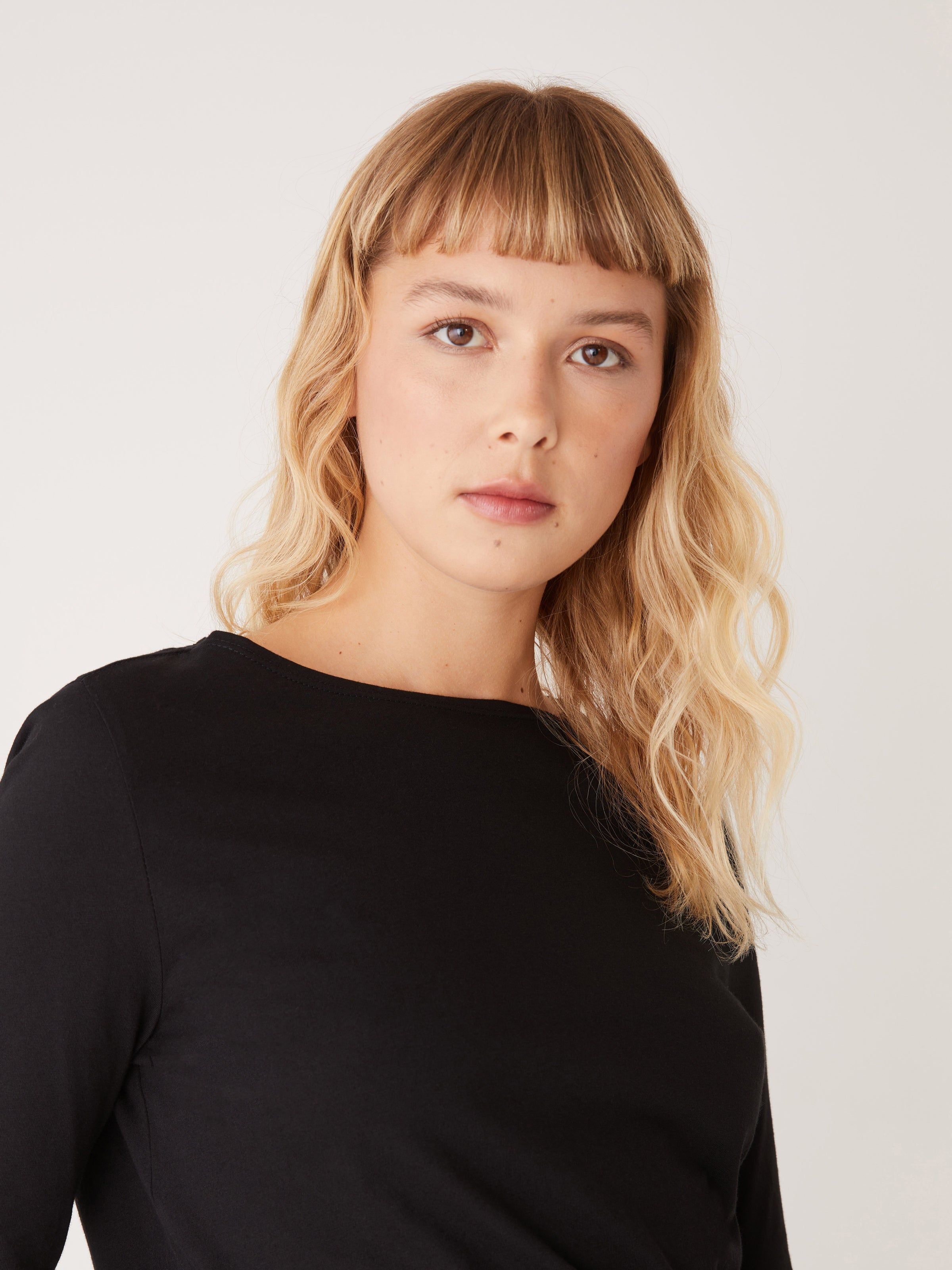 The Long Sleeve T-Shirt in Black sold by Frank & Oak product image thumbnail 4