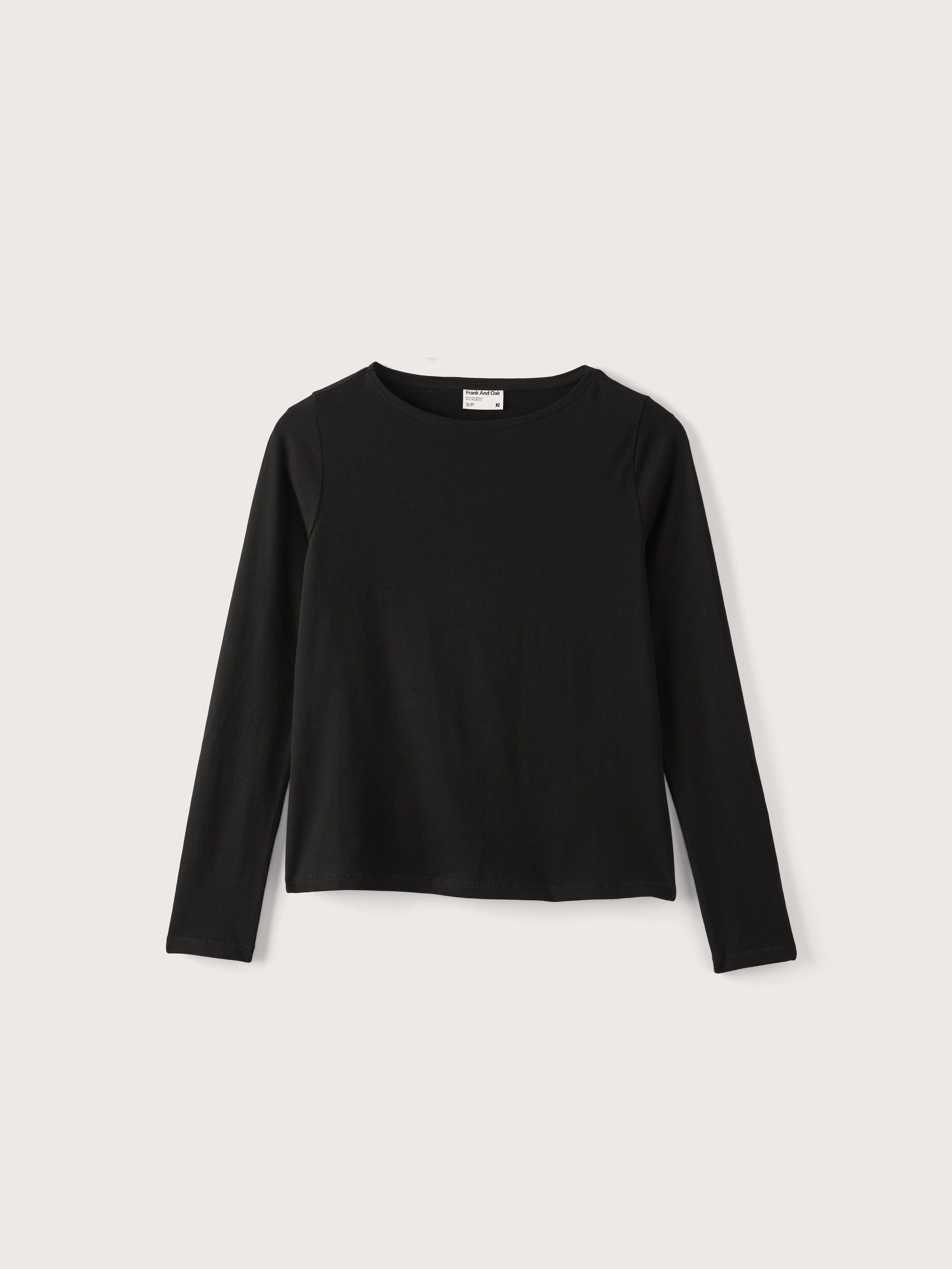 The Long Sleeve T-Shirt in Black sold by Frank & Oak product image thumbnail 5