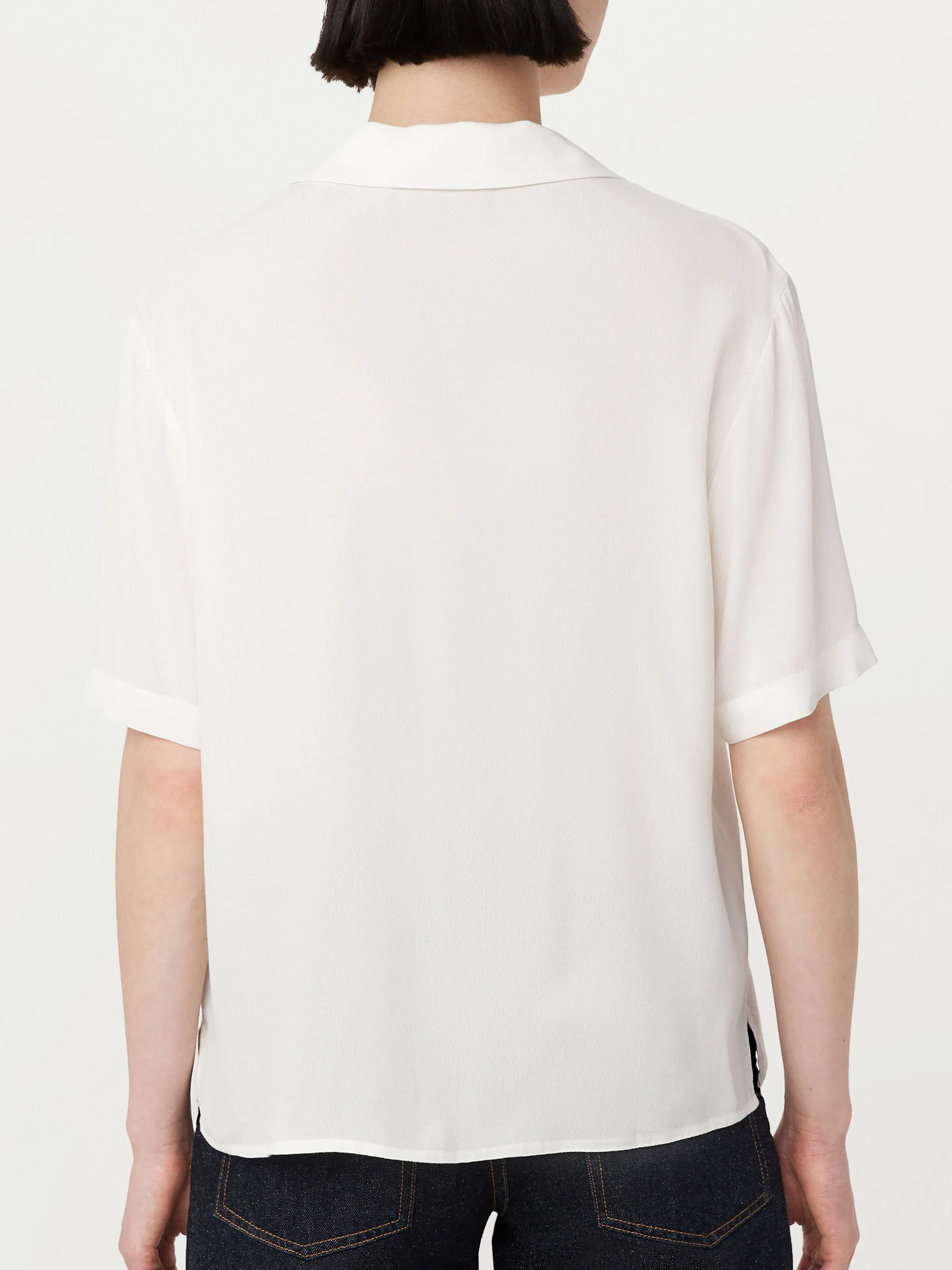 The Camp Collar Blouse in White sold by Frank & Oak product image thumbnail 4