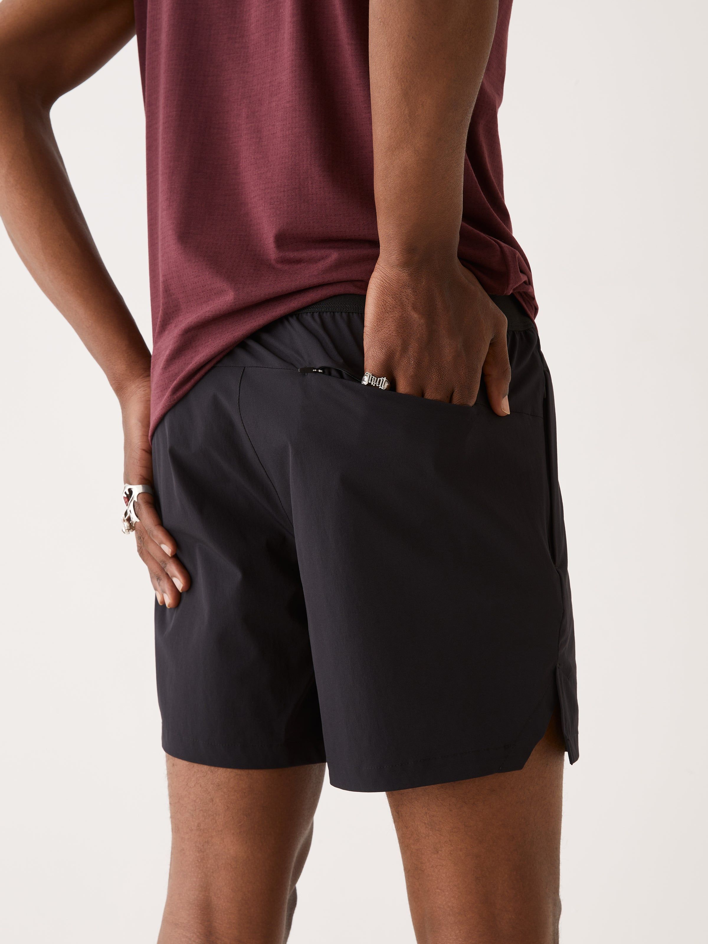 The Motion Short in Black sold by Frank & Oak product image thumbnail 3