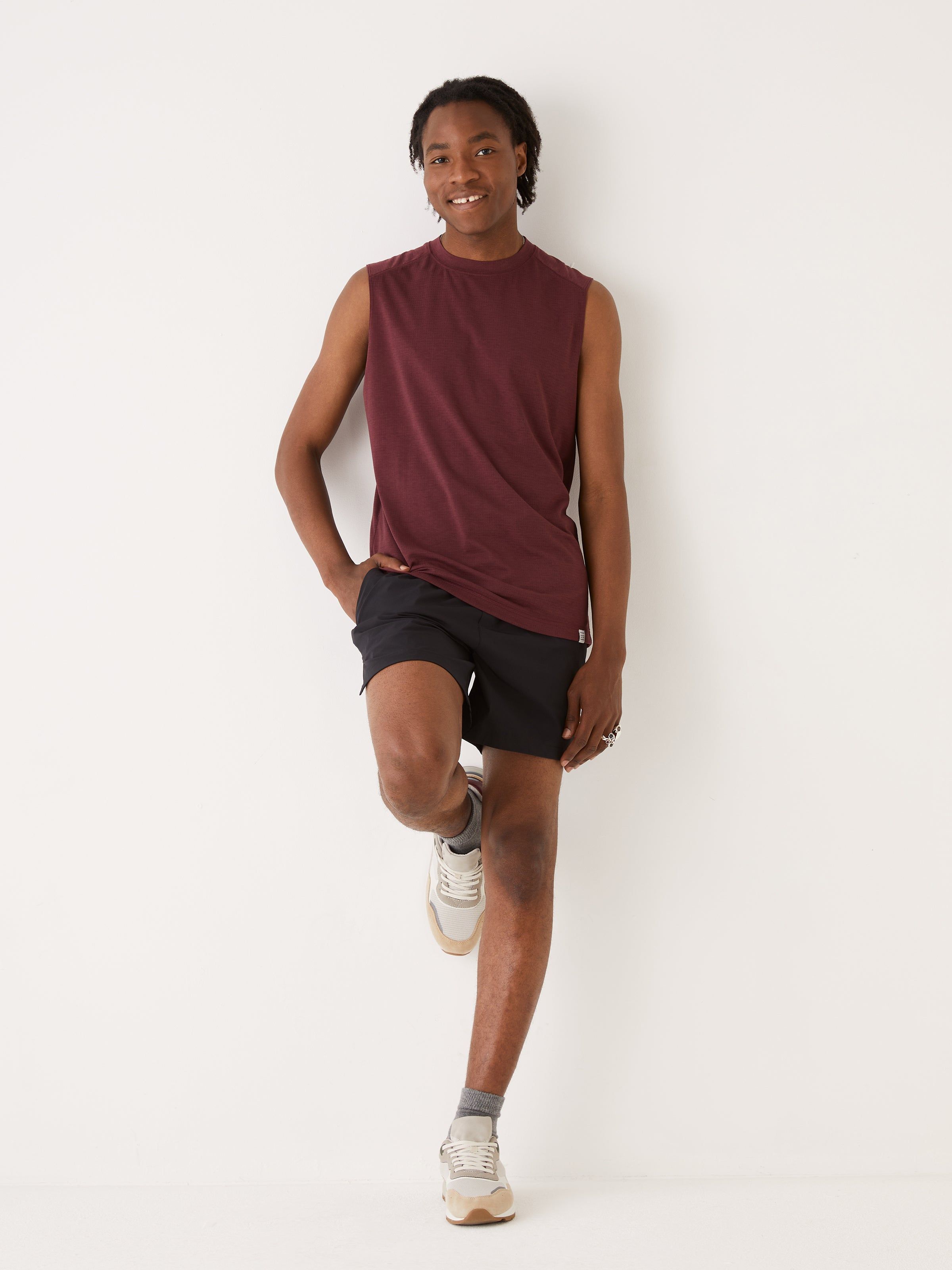 The Motion Short in Black sold by Frank & Oak product image thumbnail 4