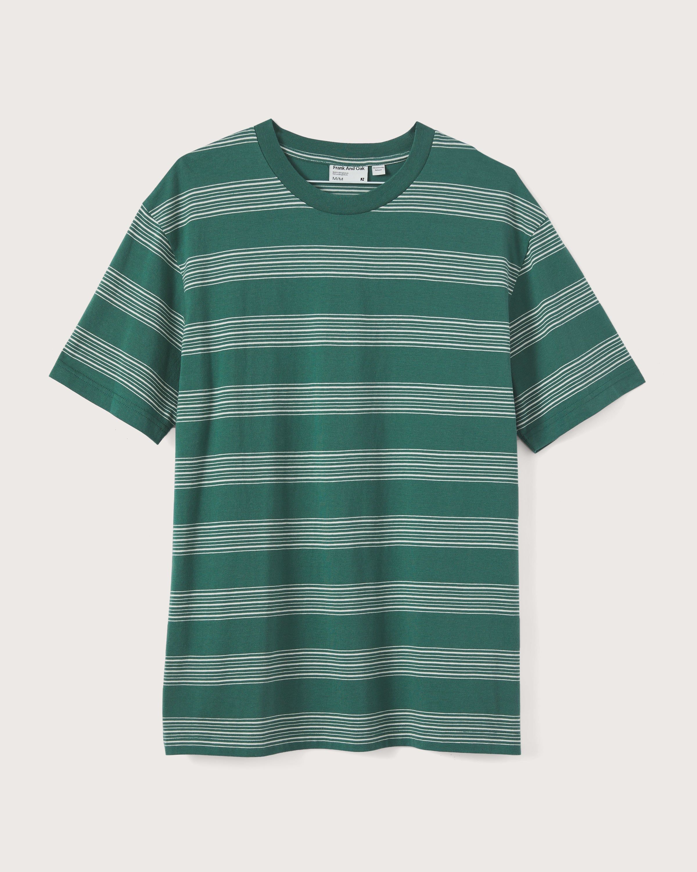 The Relaxed Fit Essential T-shirt in Teal sold by Frank & Oak