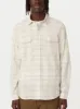 The Long Sleeve Hemp Shirt in Light Beige sold by Frank & Oak
