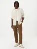 The Long Sleeve Hemp Shirt in Light Beige sold by Frank & Oak