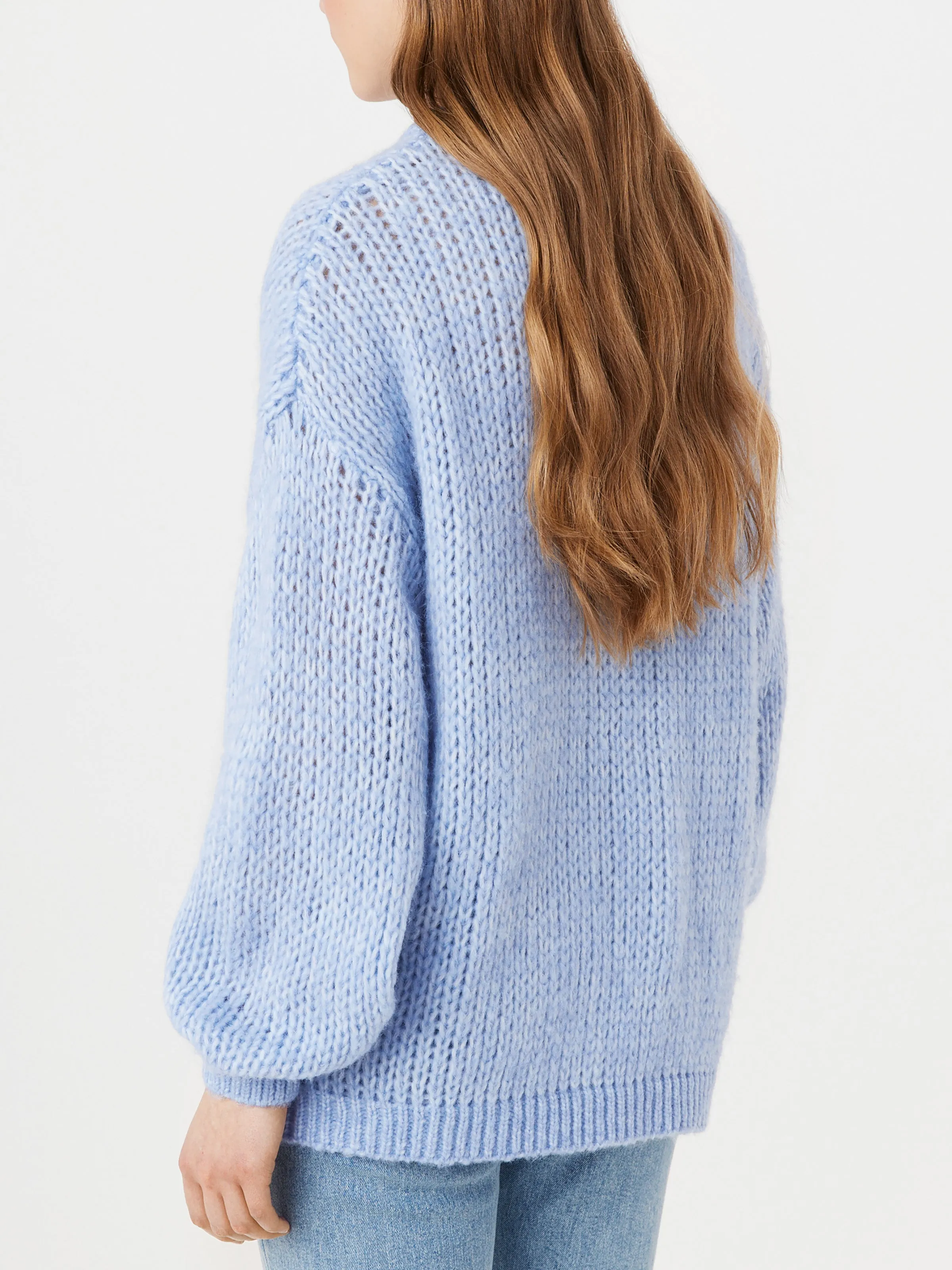 The Loose Fuzzy Sweater in Peony Blue sold by Frank & Oak product image thumbnail 5