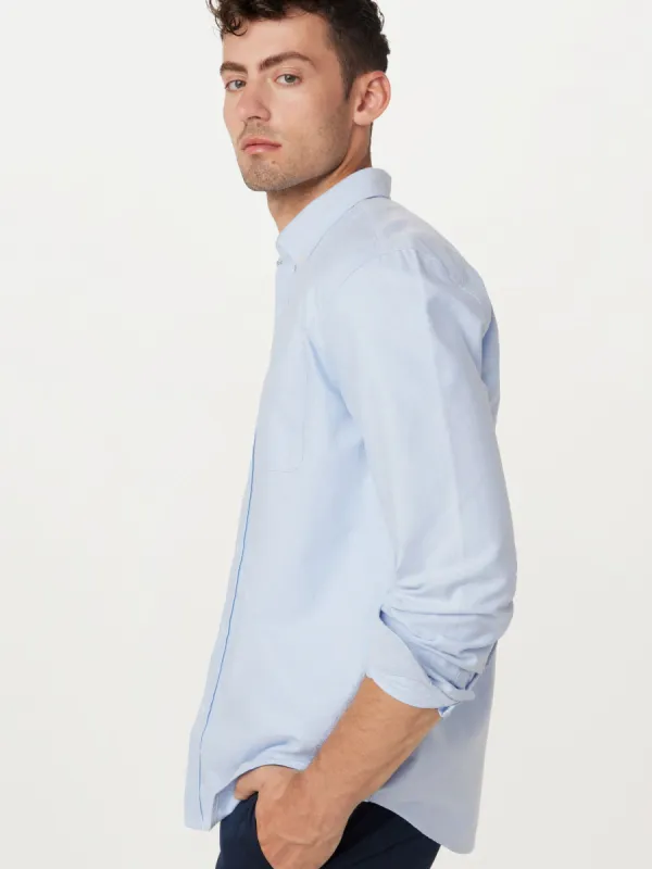 The Jasper Oxford Shirt in Light Blue sold by Frank & Oak