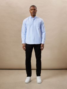 The Jasper Oxford Shirt in Light Blue sold by Frank & Oak