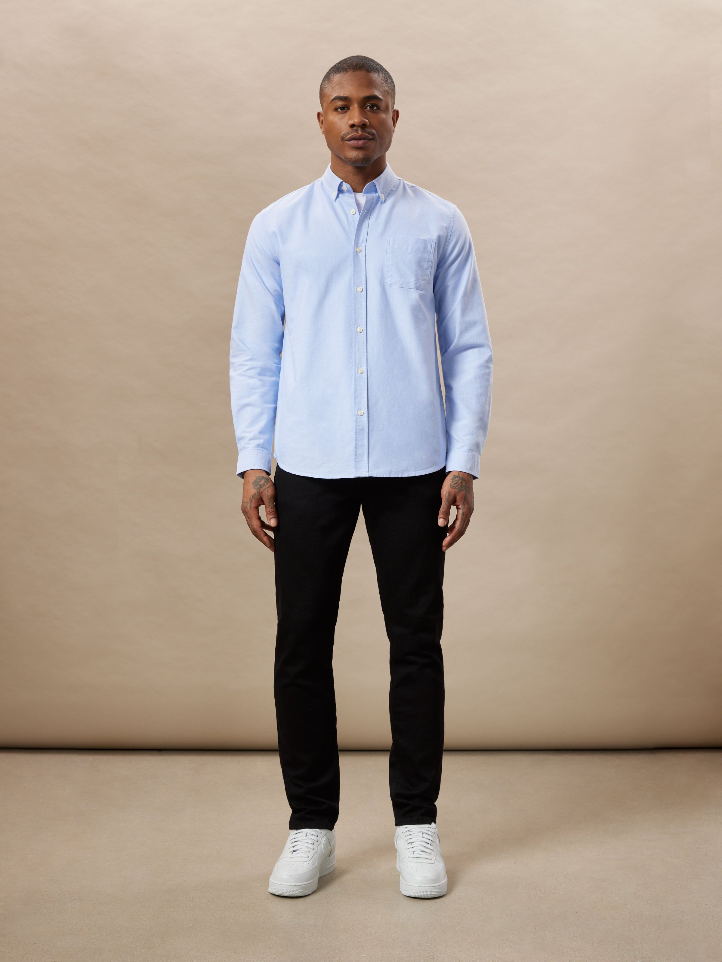 The Jasper Oxford Shirt in Light Blue sold by Frank & Oak product image thumbnail 5