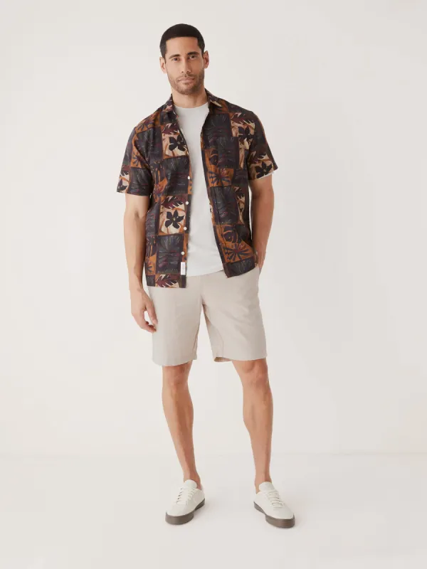 The Printed Resort Shirt in Copper sold by Frank & Oak
