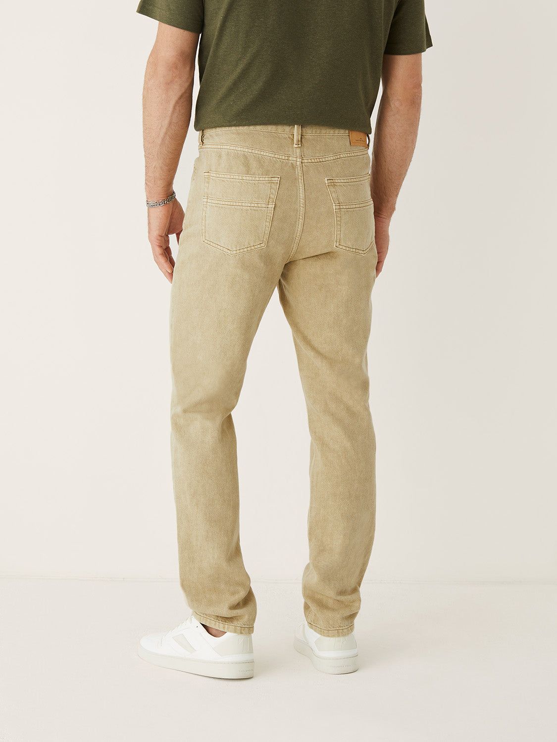 The Adam Slim Fit Hemp Jean in Sandy Beige sold by Frank & Oak product image thumbnail 5