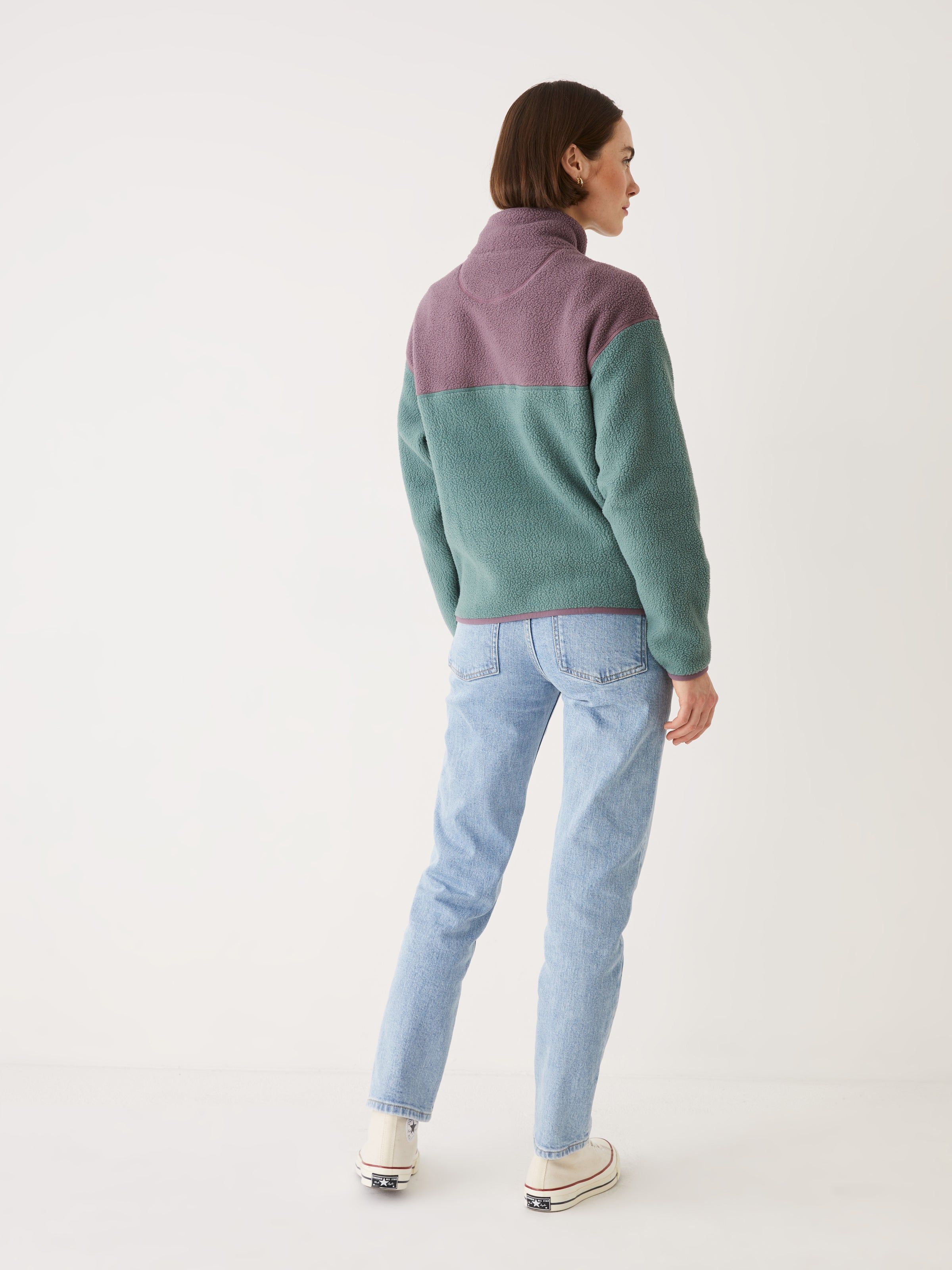 The Polar Fleece Pullover in Purple sold by Frank & Oak product image thumbnail 5