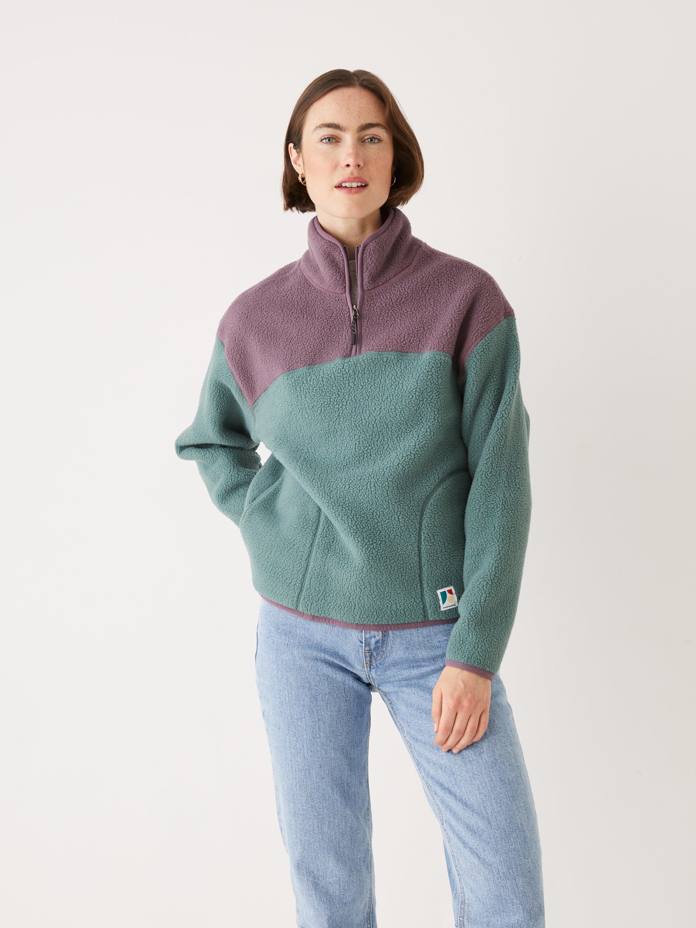 The Polar Fleece Pullover in Purple sold by Frank & Oak product image thumbnail 4