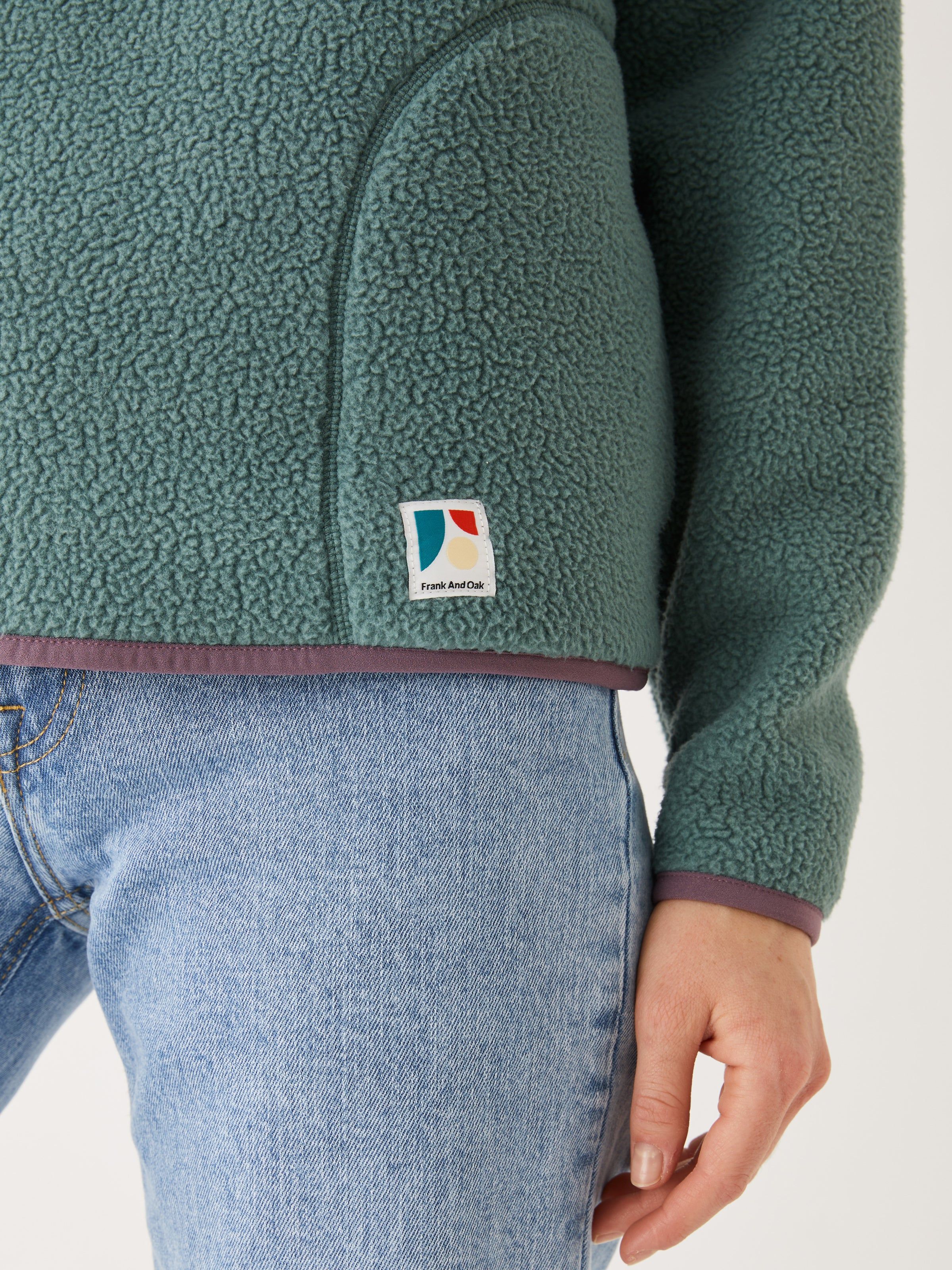 The Polar Fleece Pullover in Purple sold by Frank & Oak product image thumbnail 3