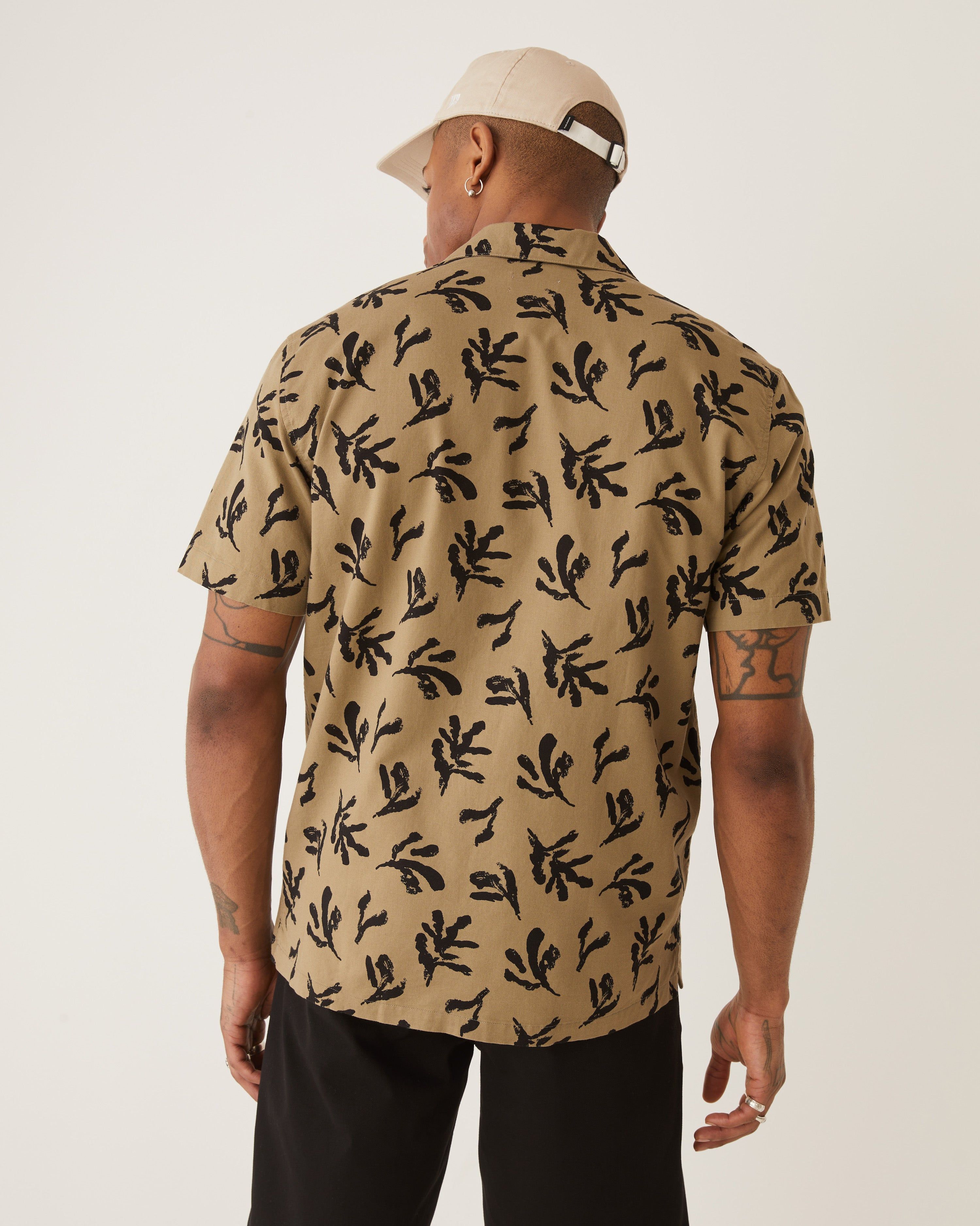 The Printed Resort Shirt in Khaki sold by Frank & Oak product image thumbnail 5