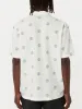 The Print Camp Collar Shirt in White sold by Frank & Oak