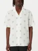 The Print Camp Collar Shirt in White sold by Frank & Oak