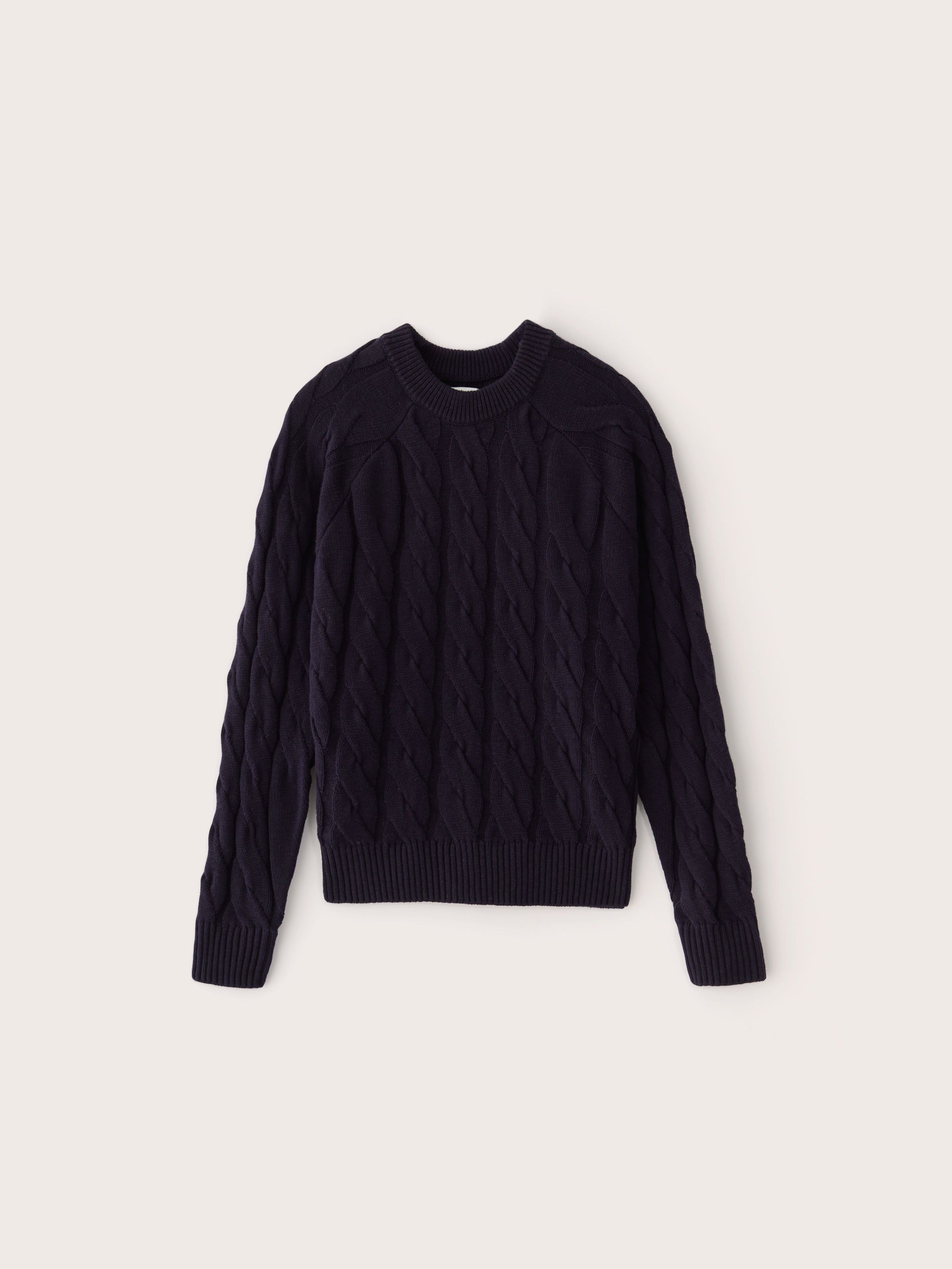 The Cable Knit Sweater in Dark Blue sold by Frank & Oak product image thumbnail 5