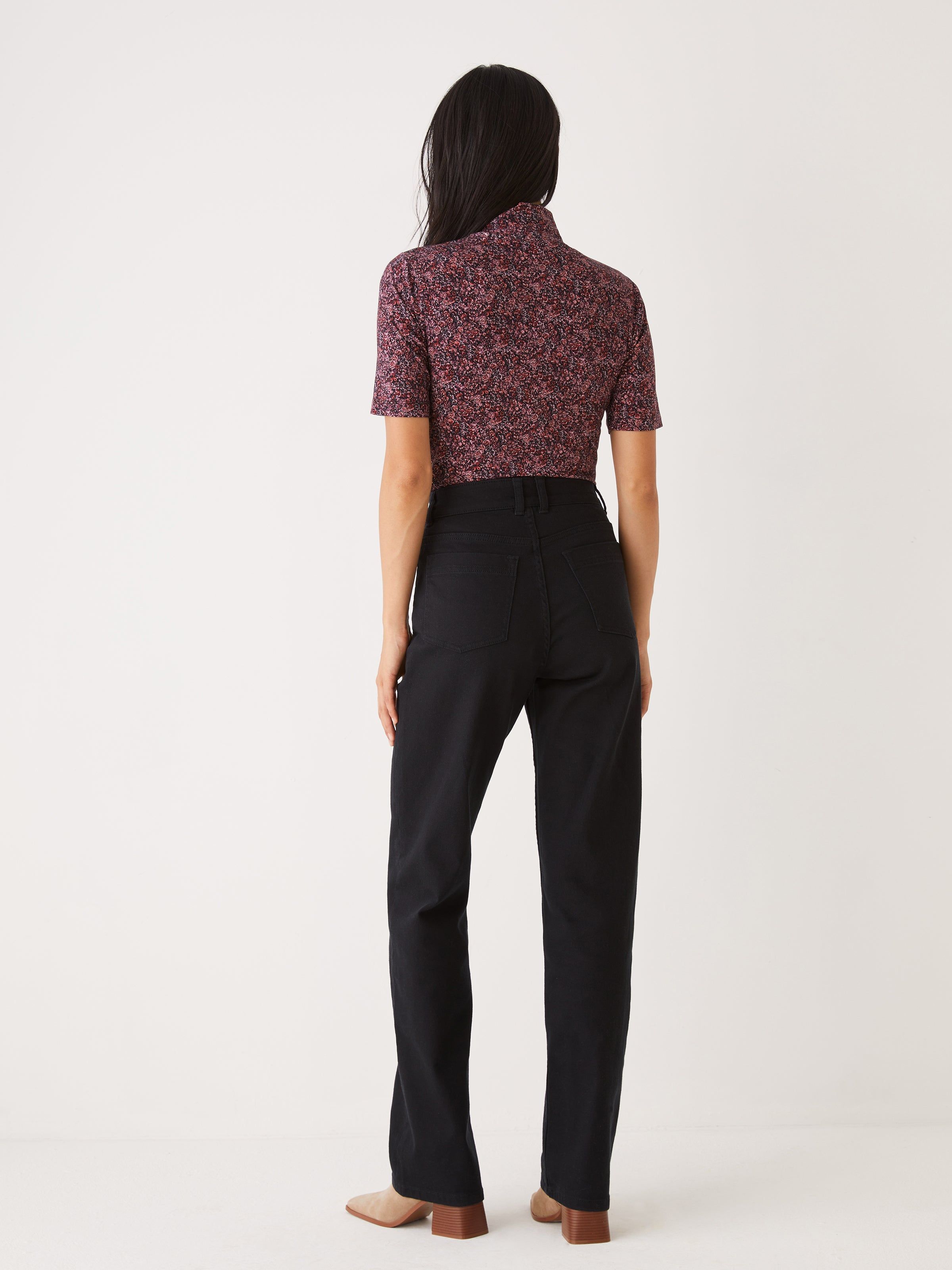 The Jane Straight Leg Pant in Black sold by Frank & Oak product image thumbnail 3