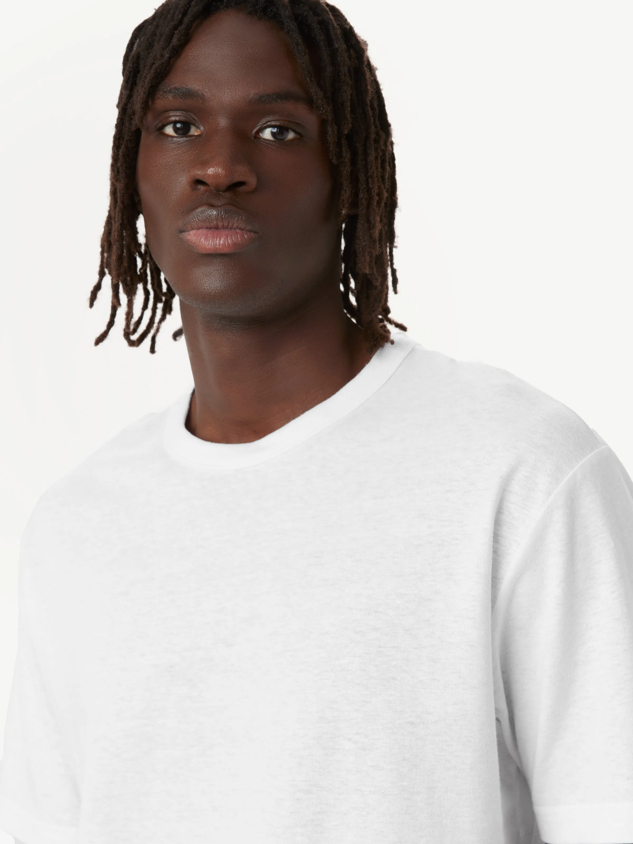 The Relaxed Hemp T-Shirt in Bright White sold by Frank & Oak product image thumbnail 2