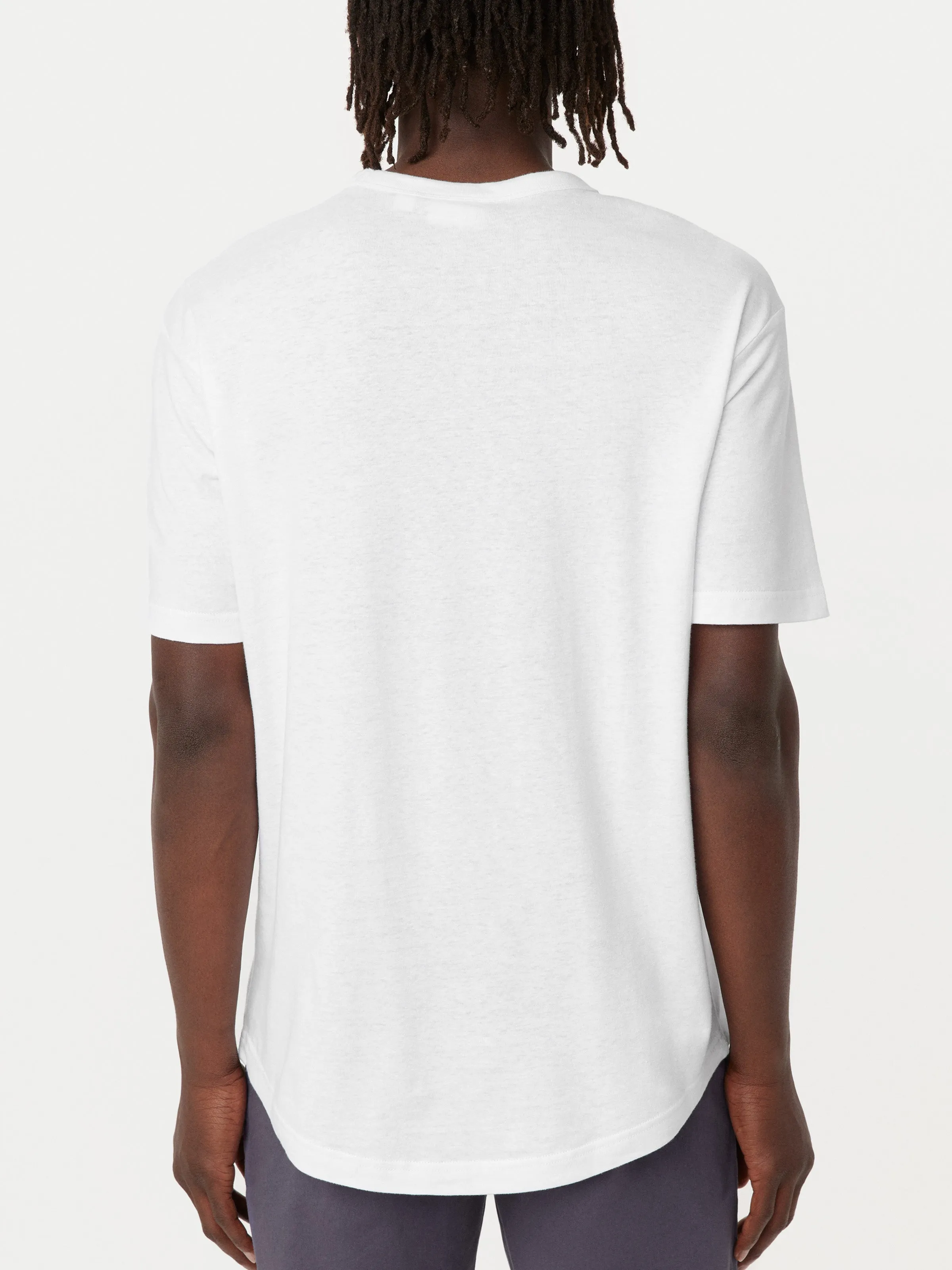 The Relaxed Hemp T-Shirt in Bright White sold by Frank & Oak product image thumbnail 4