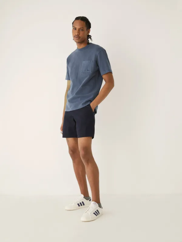 The Unique Dye Relaxed T-Shirt in Stormy Blue sold by Frank & Oak