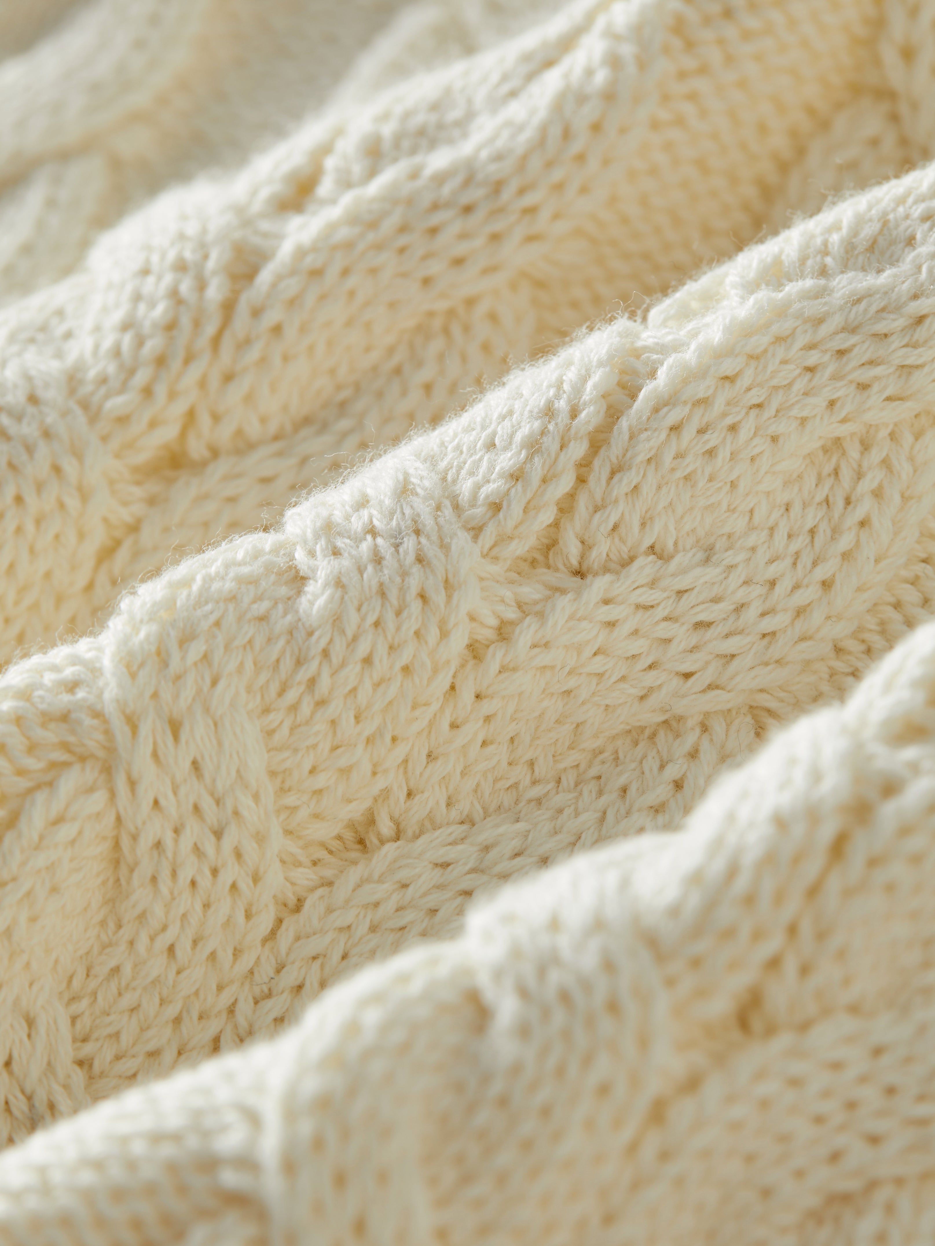 The Knitted Sweater Vest in White sold by Frank & Oak product image thumbnail 6