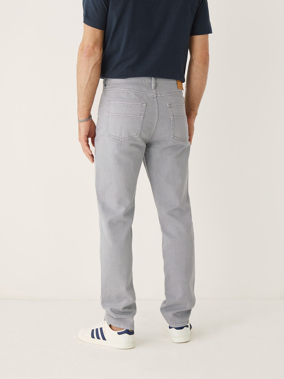 The Adam Slim Fit Hemp Jean in Grey Cloud sold by Frank & Oak product image thumbnail 5