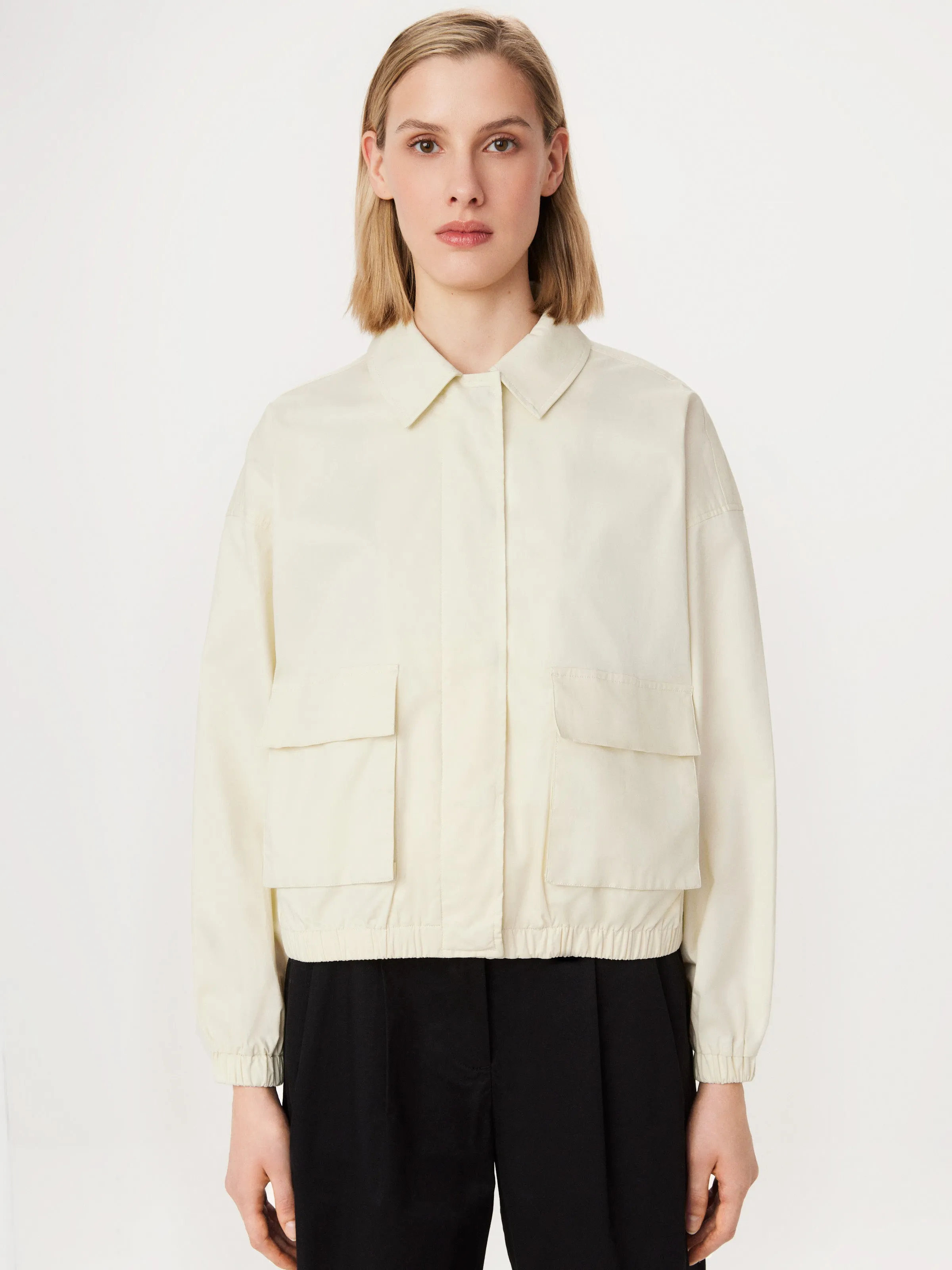 The Parachute Comfort Jacket in Fog sold by Frank & Oak product image thumbnail 3