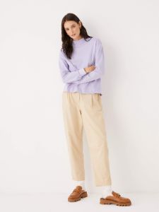 The Double Knit Mockneck in Purple sold by Frank & Oak