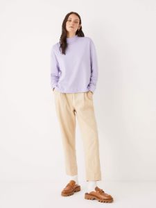 The Double Knit Mockneck in Purple sold by Frank & Oak
