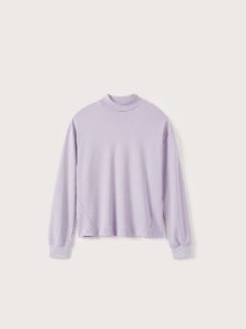 The Double Knit Mockneck in Purple sold by Frank & Oak