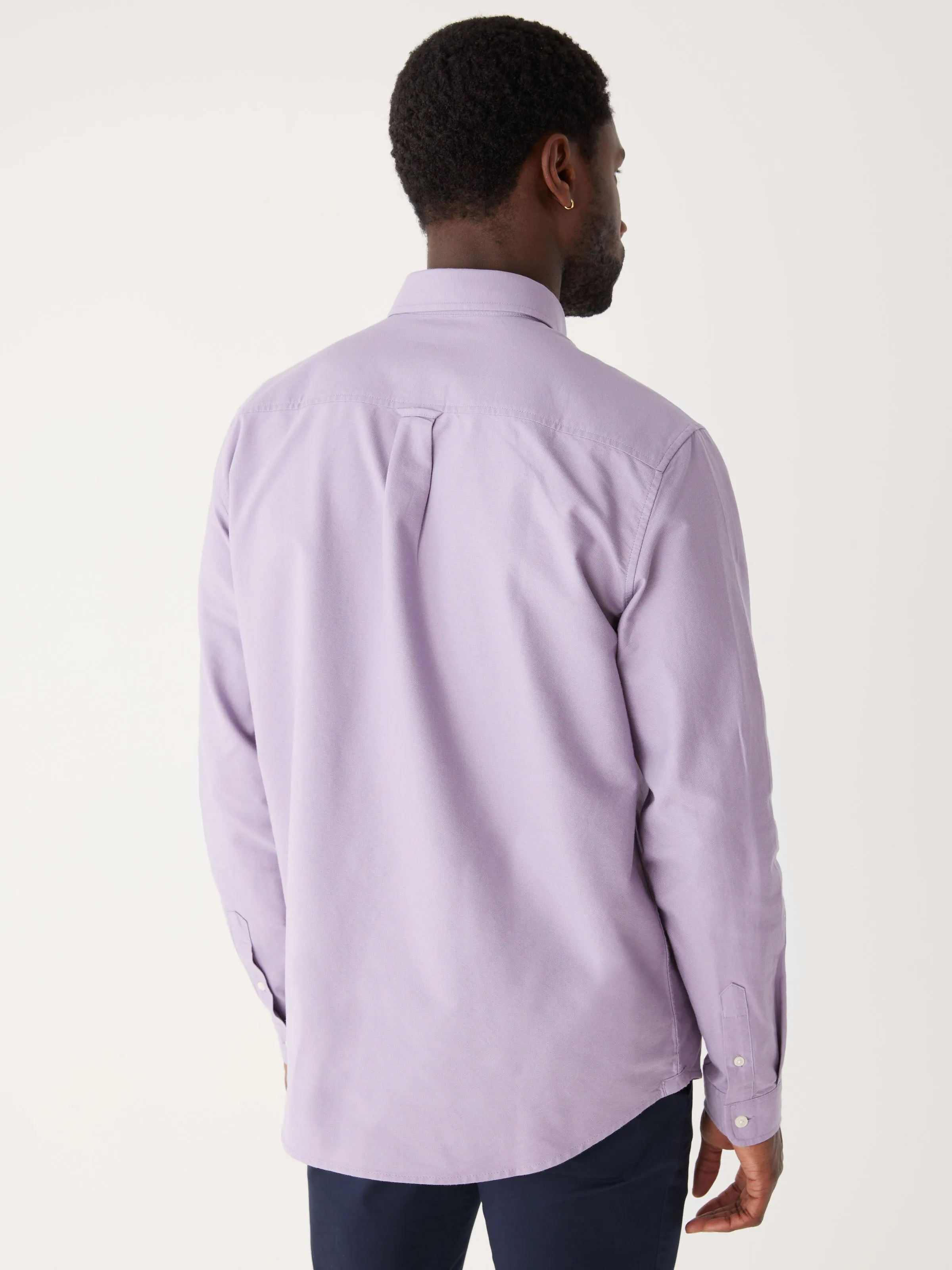 The Jasper Oxford Shirt in Lavender sold by Frank & Oak product image thumbnail 3