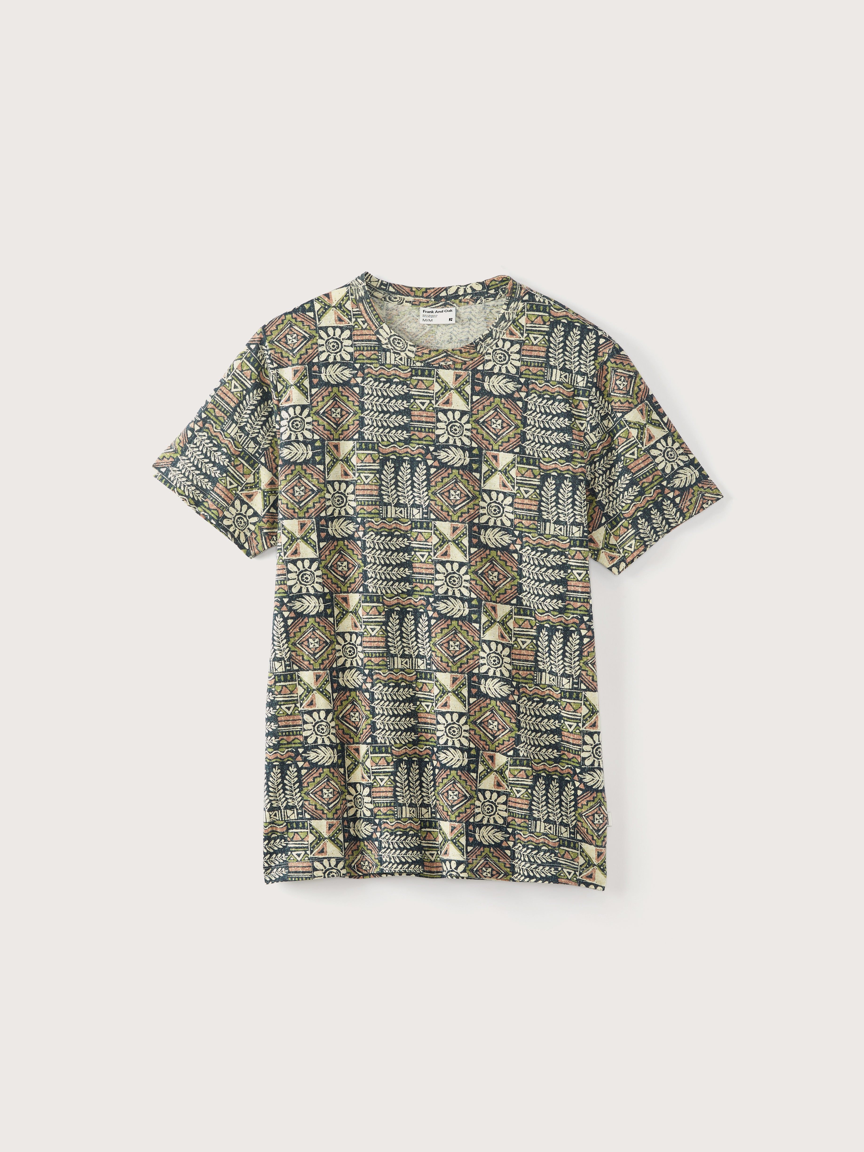 The Hemp Graphic T-Shirt in Blue sold by Frank & Oak product image thumbnail 5