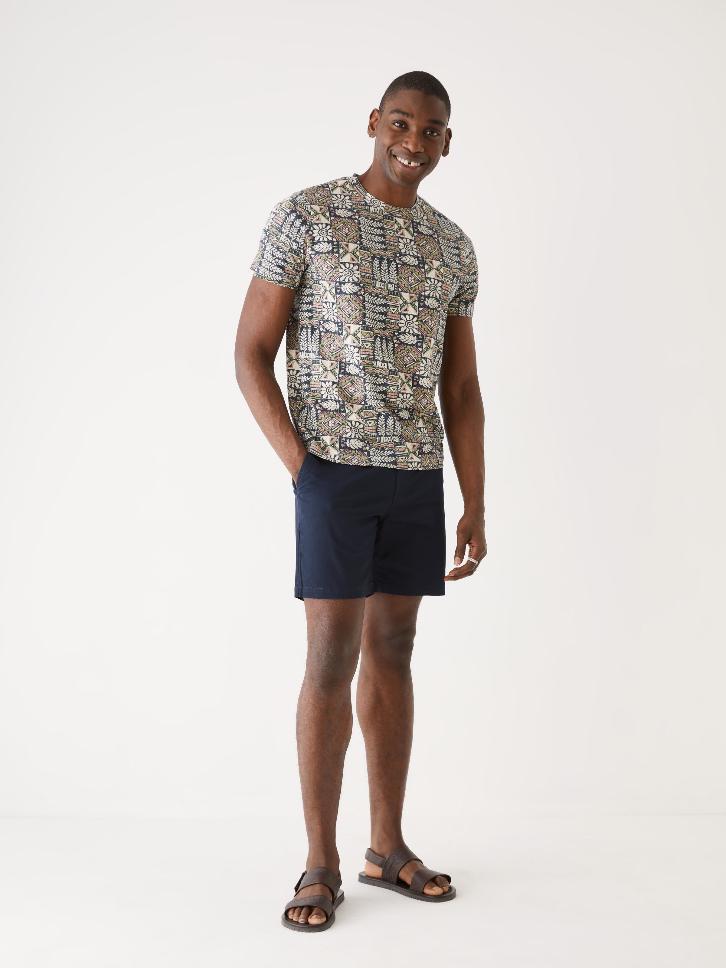 The Hemp Graphic T-Shirt in Blue sold by Frank & Oak product image thumbnail 2