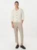 The Openwork Knit Overshirt in Cloud sold by Frank & Oak