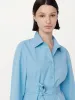 The Poplin Shirt Dress in Sky Blue sold by Frank & Oak