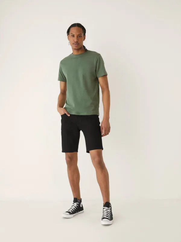 The Slim Essential Tee in Green sold by Frank & Oak