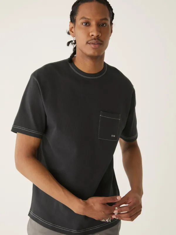 The Essential Relaxed T-Shirt in Concrete Grey sold by Frank & Oak