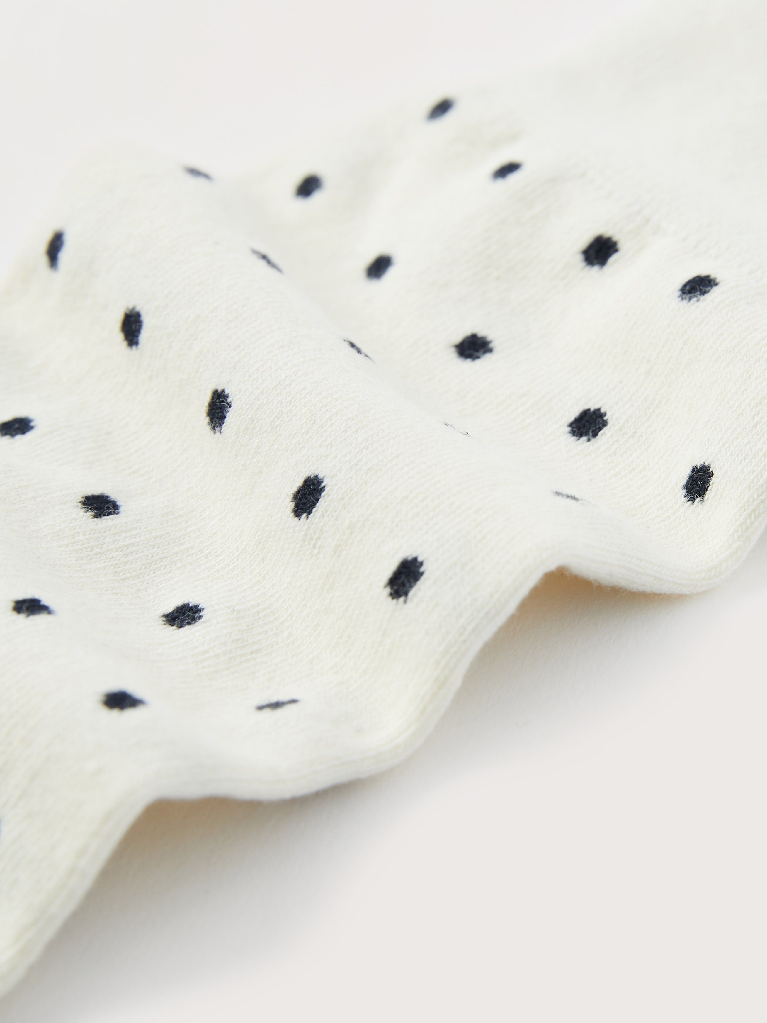 The Dotted Calf-Length Socks in White sold by Frank & Oak product image thumbnail 3