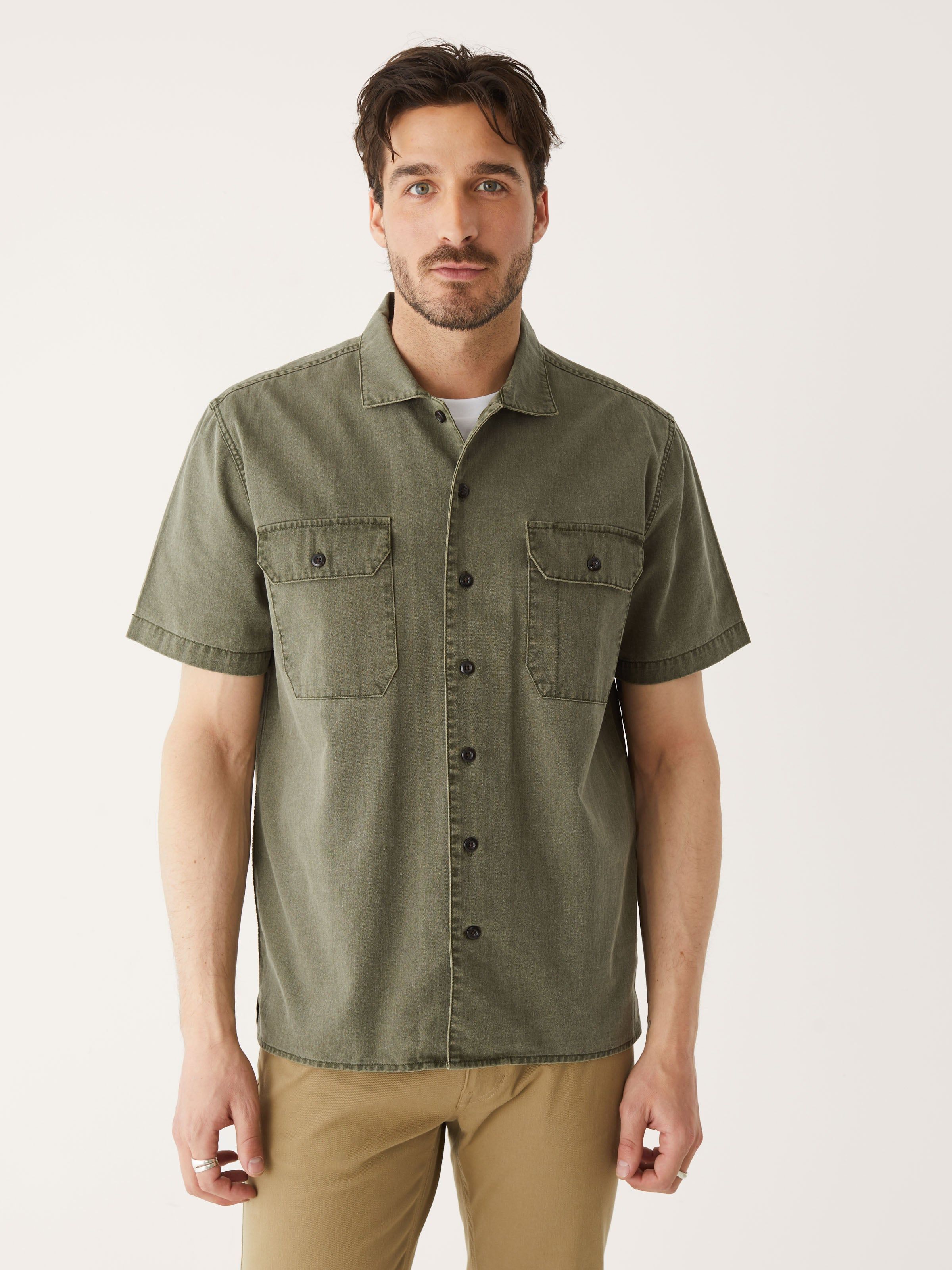 The Workwear Shirt in Khaki sold by Frank & Oak product image thumbnail 5