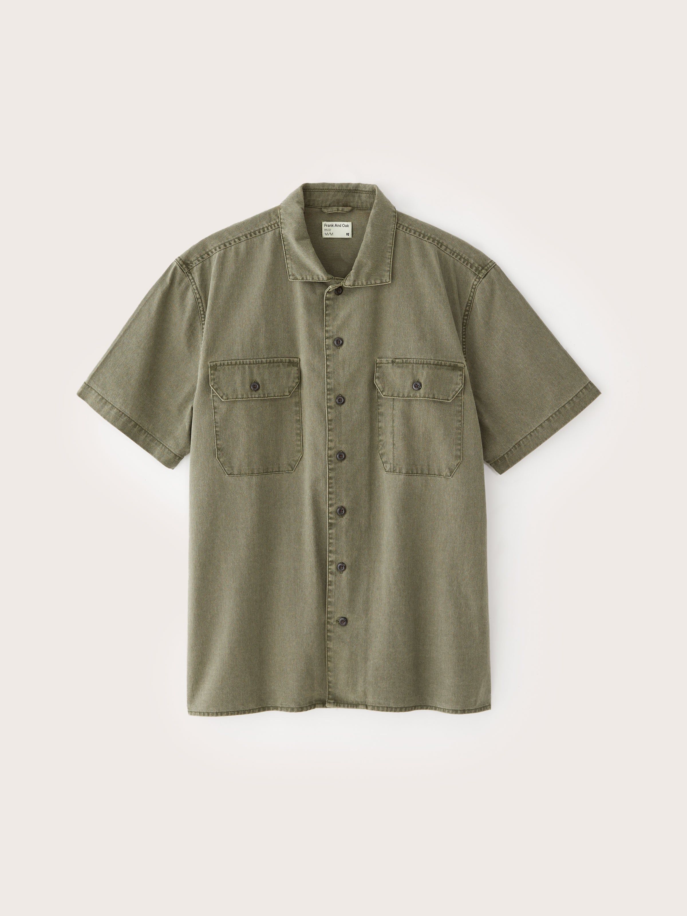 The Workwear Shirt in Khaki sold by Frank & Oak product image thumbnail 6