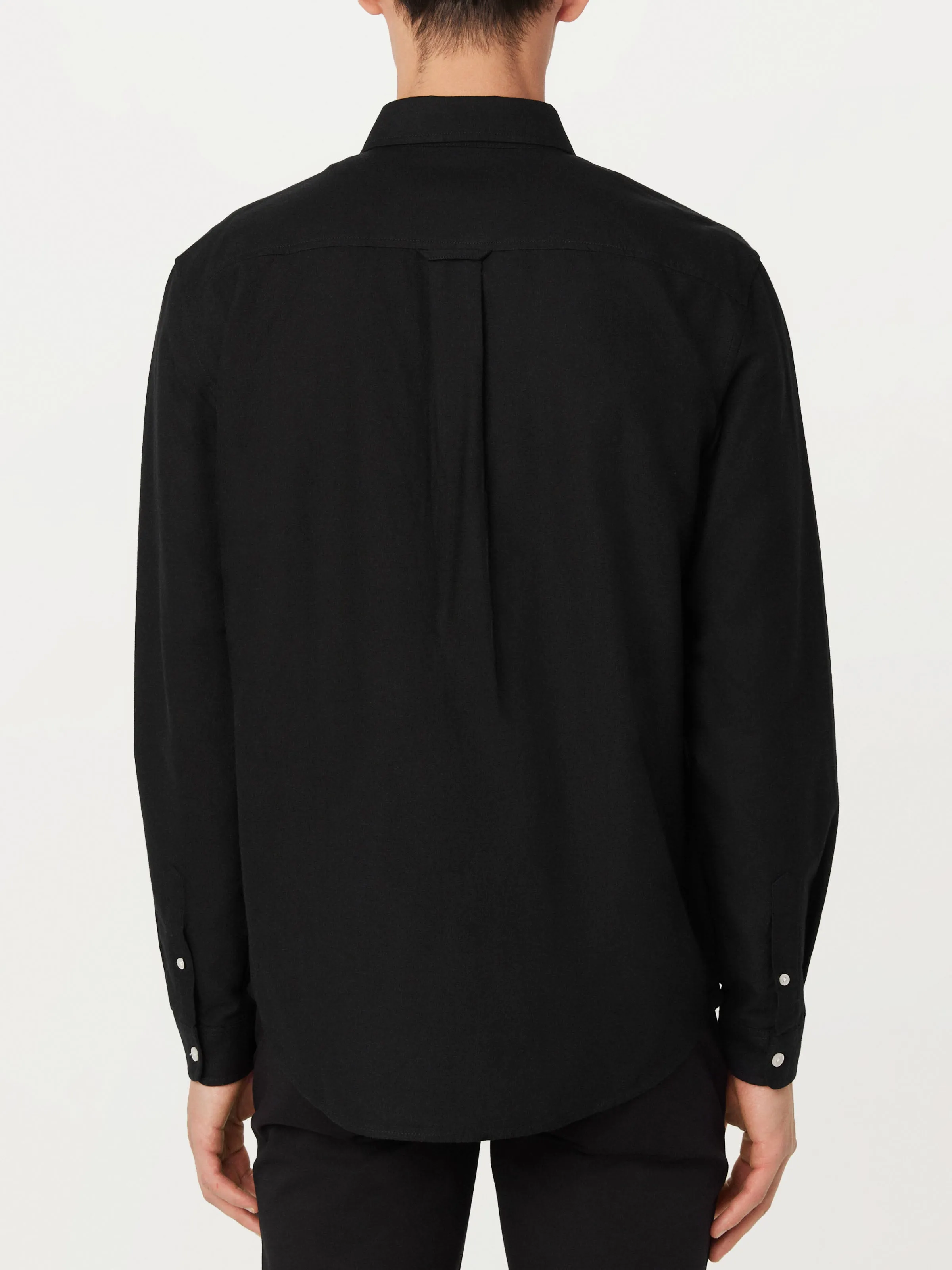 The Jasper Oxford Shirt in Black sold by Frank & Oak product image thumbnail 4