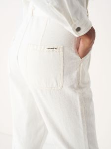 The Cottonized Hemp Jumpsuit in Off White sold by Frank & Oak