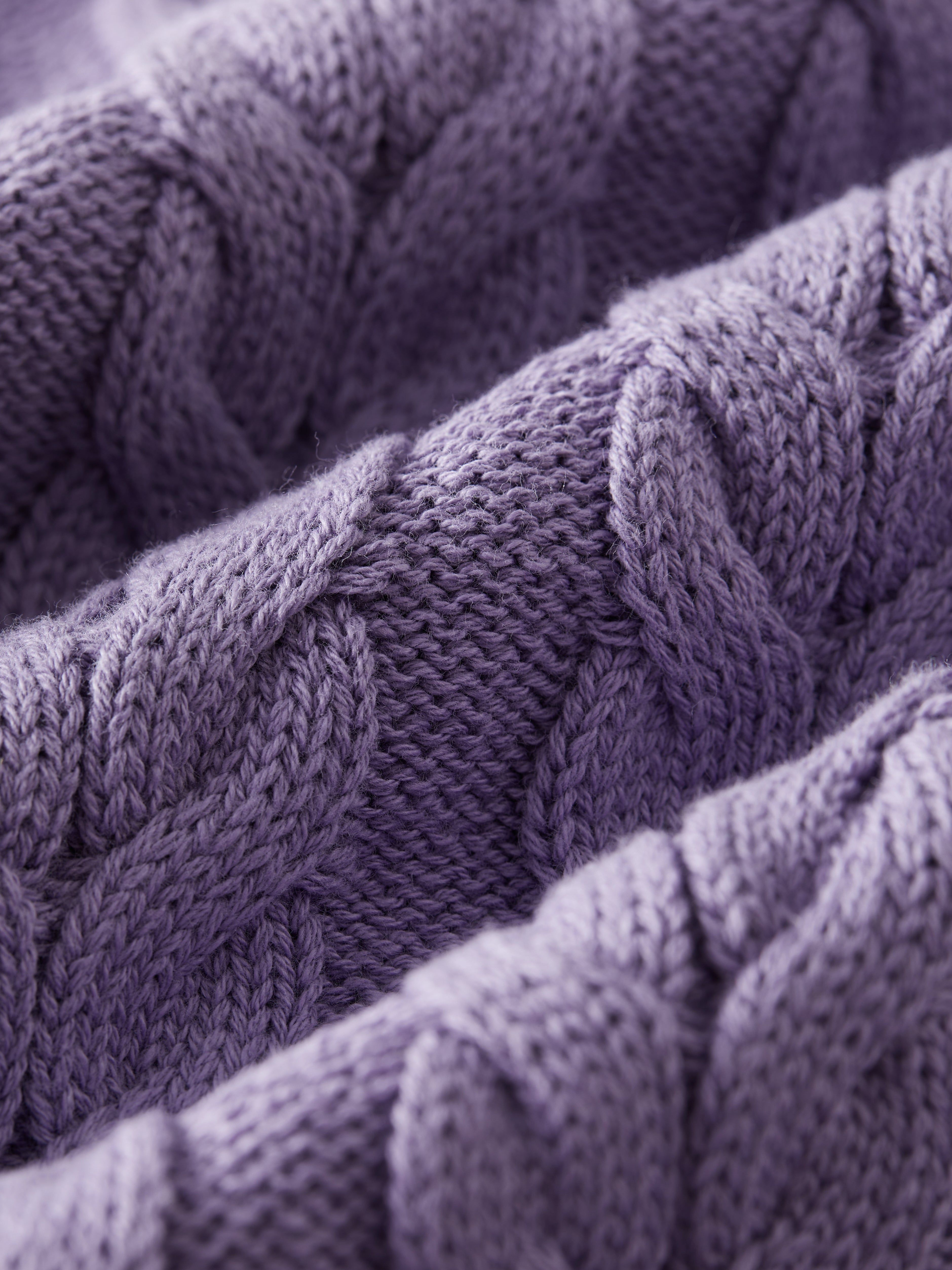 The Knitted Sweater Vest in Orchid sold by Frank & Oak product image thumbnail 8