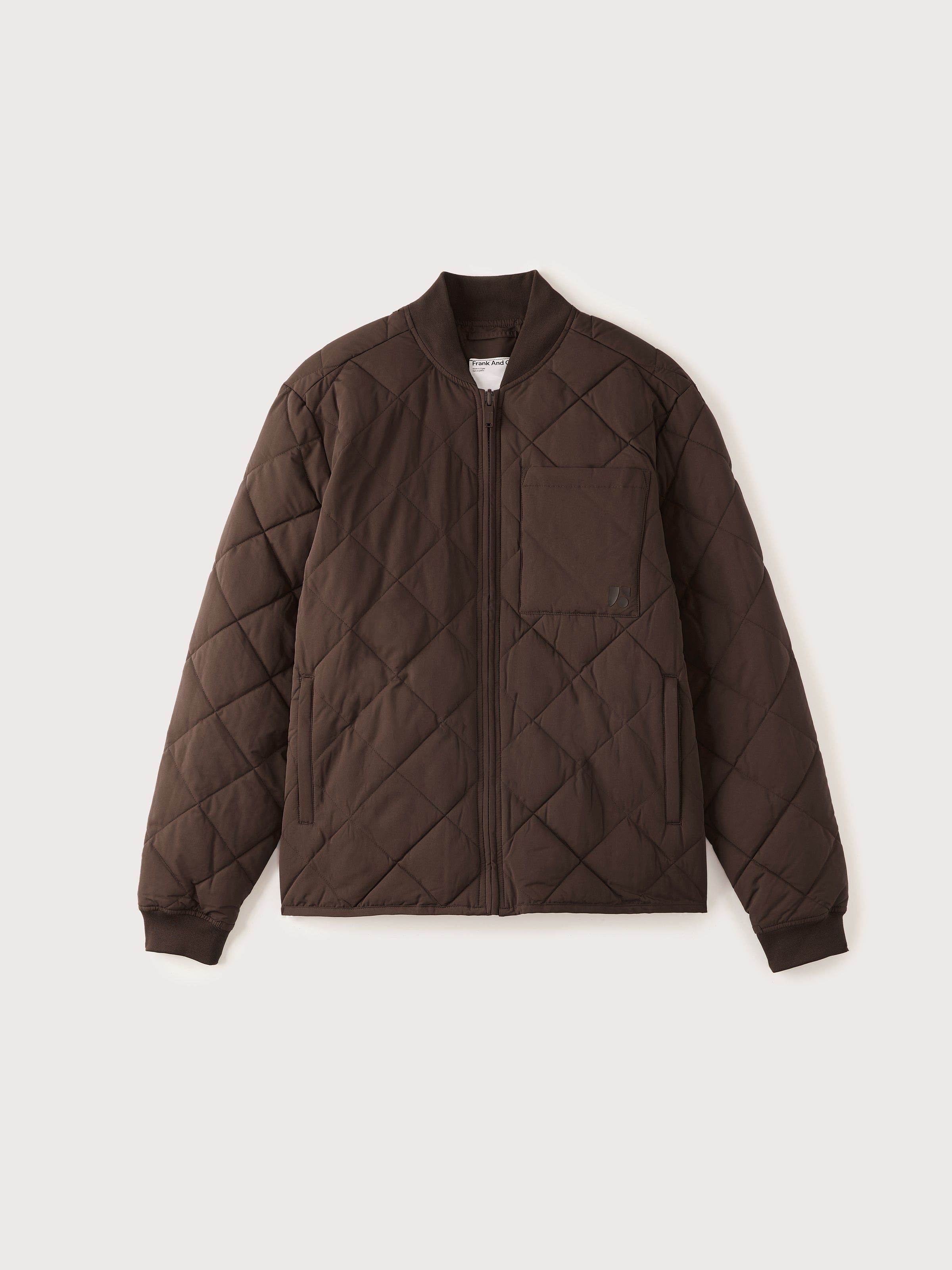 The Skyline Reversible Bomber in Dark Brown sold by Frank & Oak product image thumbnail 8