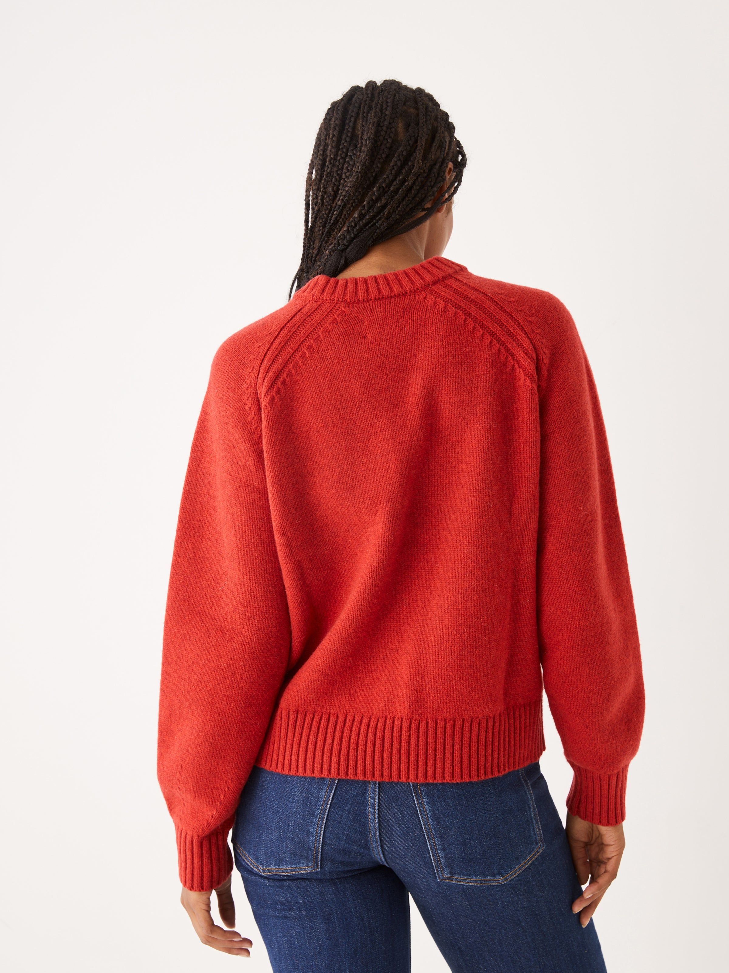The Wool Crewneck Sweater in Red sold by Frank & Oak product image thumbnail 6