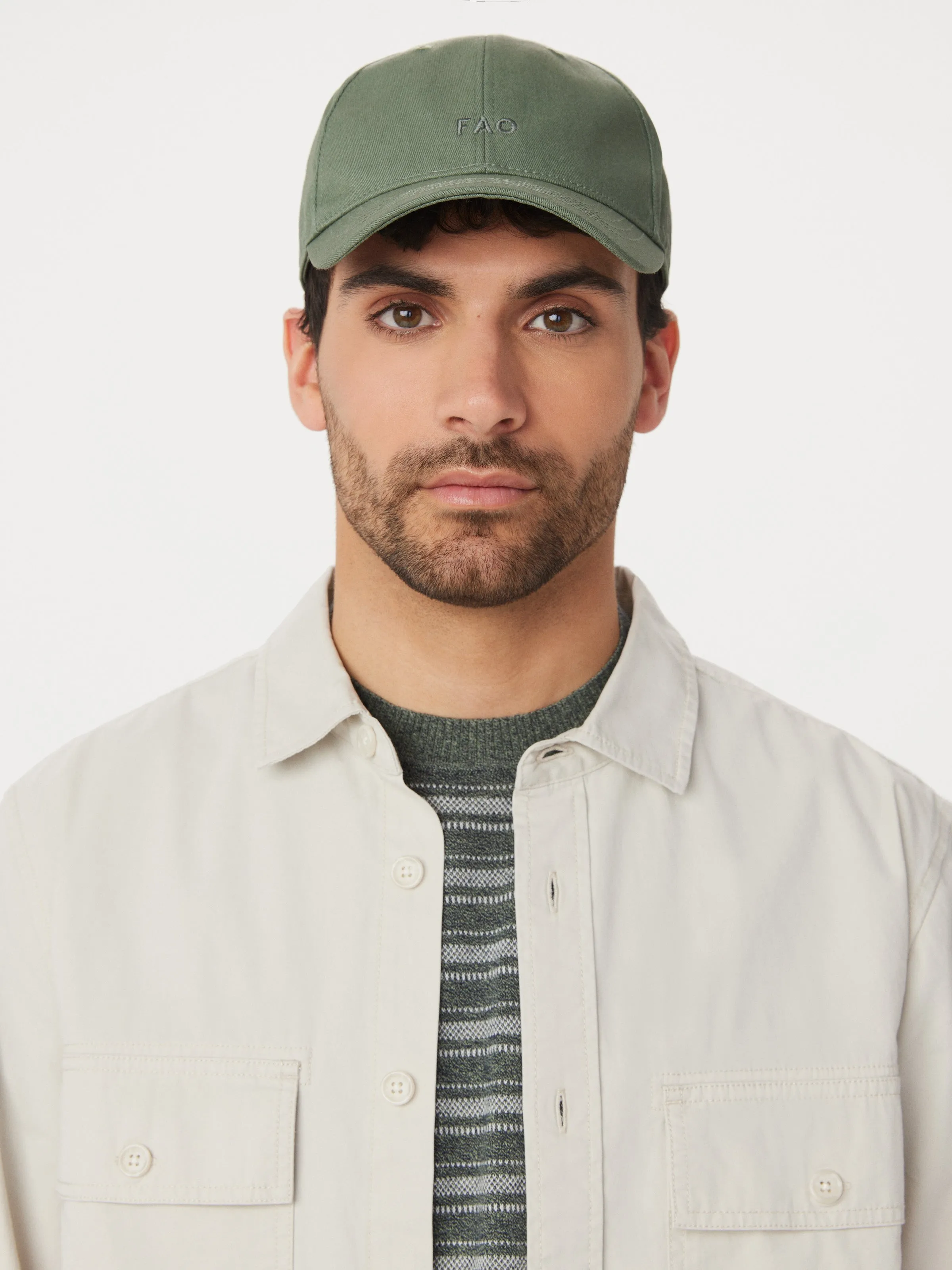The Garment Dyed Dad Cap in Agave sold by Frank & Oak product image thumbnail 5