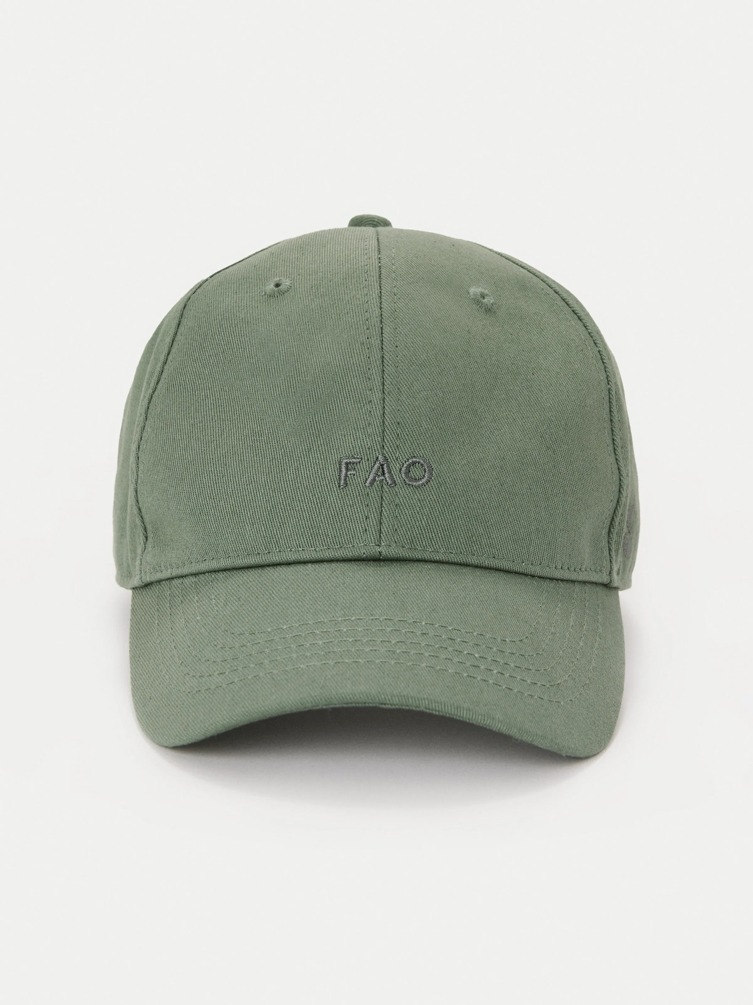 The Garment Dyed Dad Cap in Agave sold by Frank & Oak